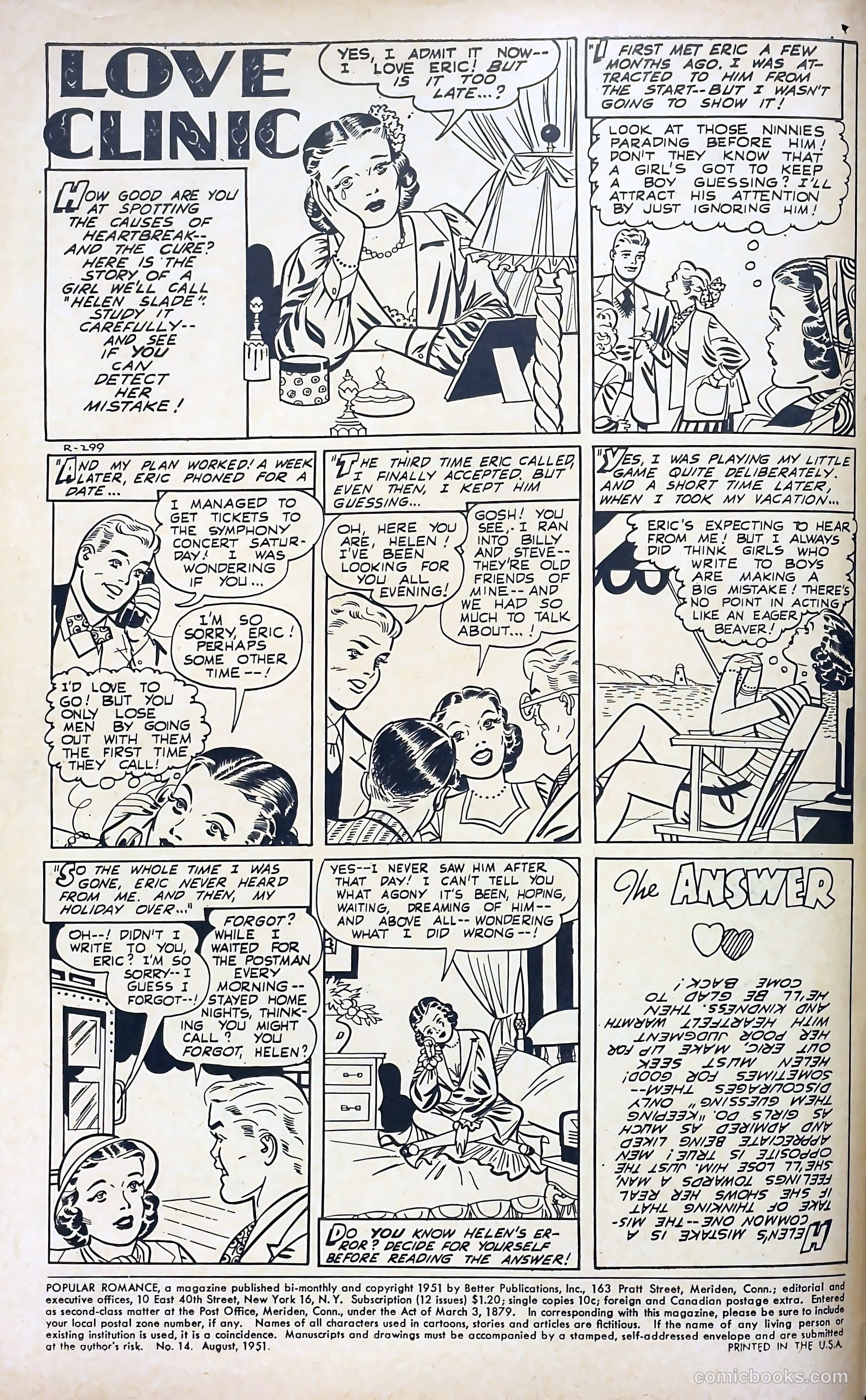 Popular Romance #14 (1951) — page 2 of 36
