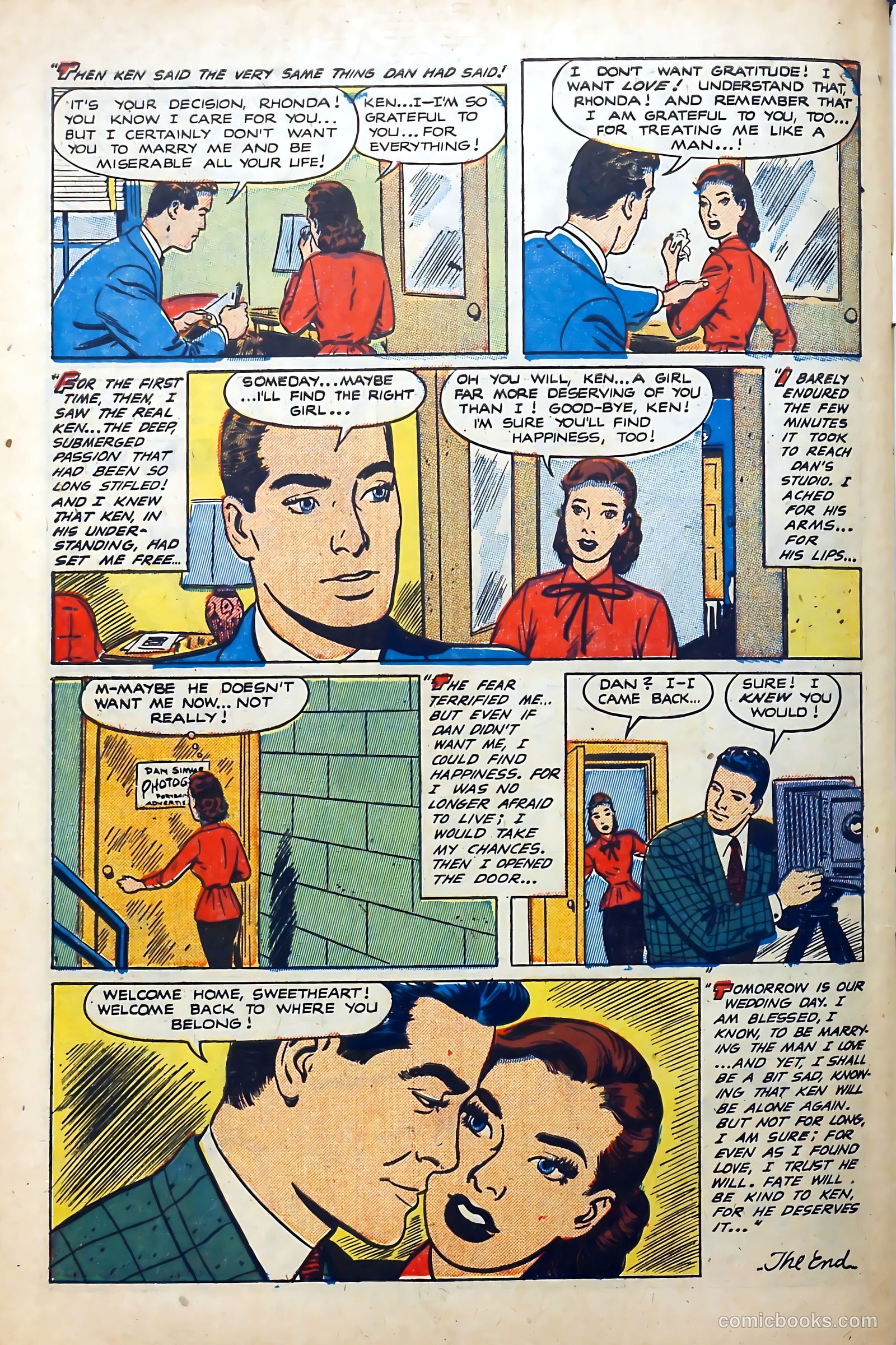 Popular Romance #15 (1951) — page 34 of 36