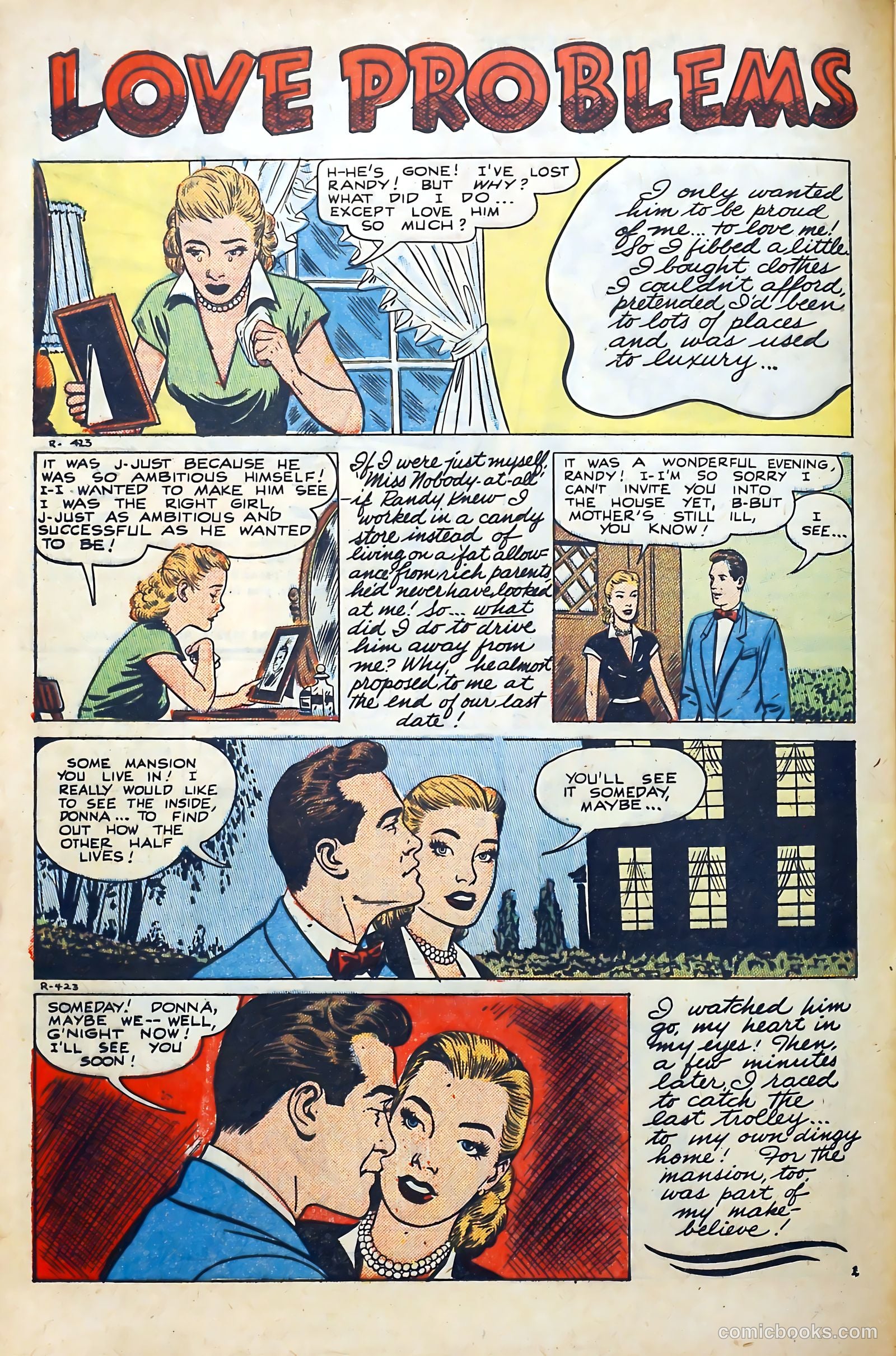 Popular Romance #16 (1951) — page 32 of 38