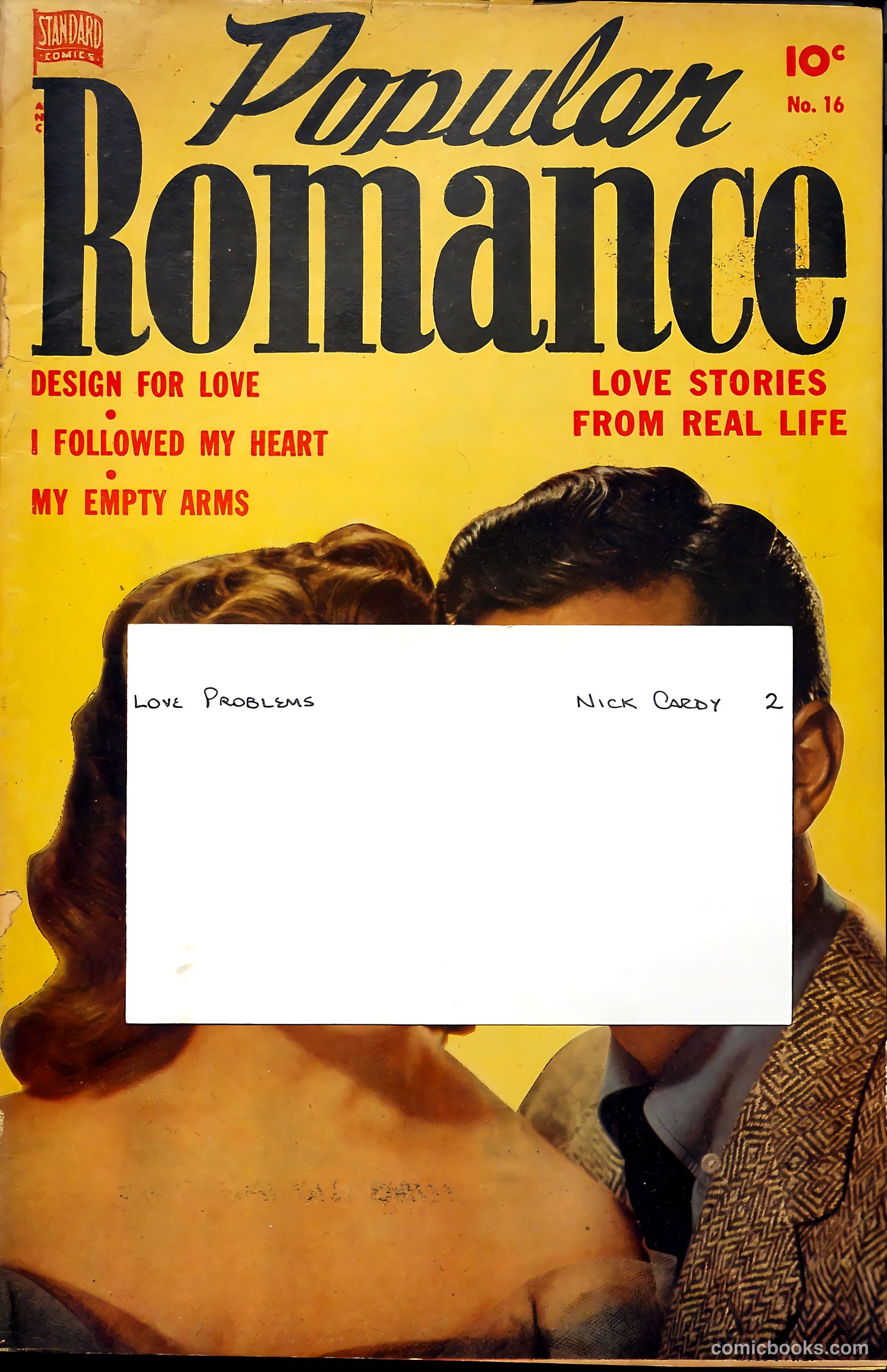 Popular Romance #16 (1951) — page 38 of 38