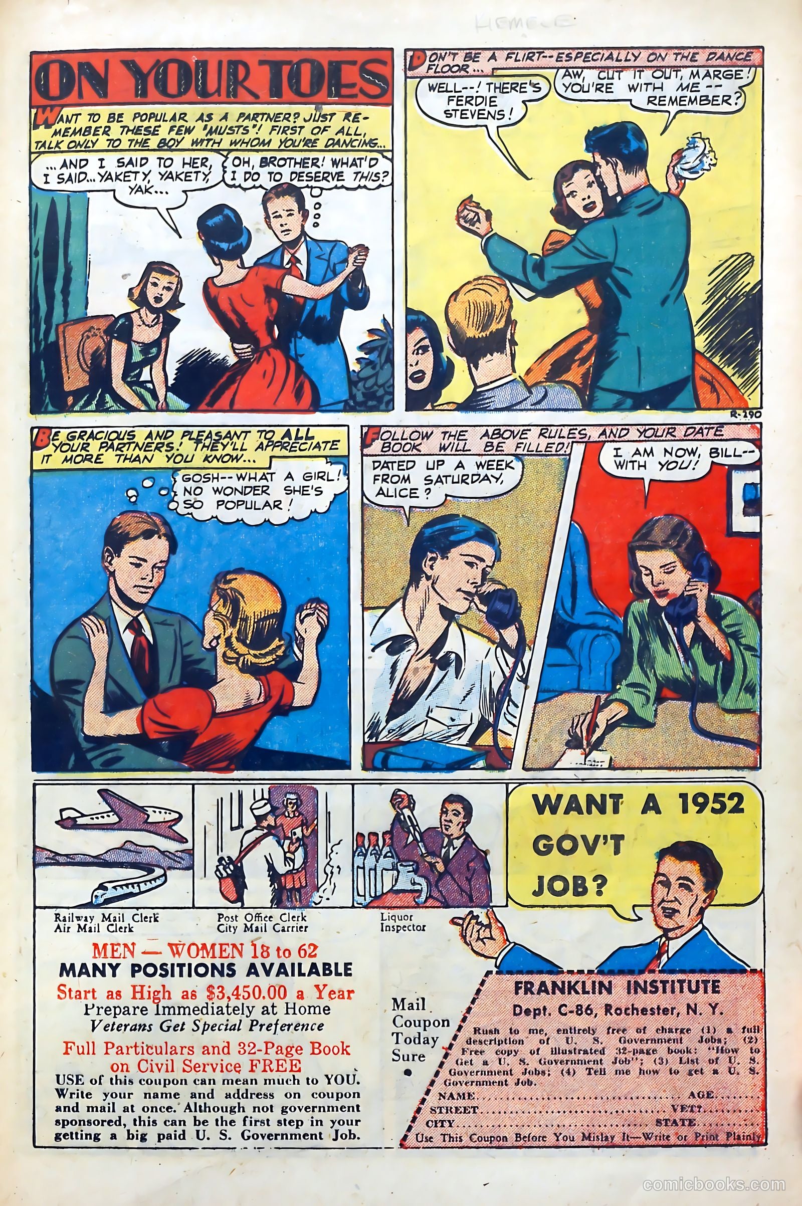 Popular Romance #17 (1952) — page 21 of 36