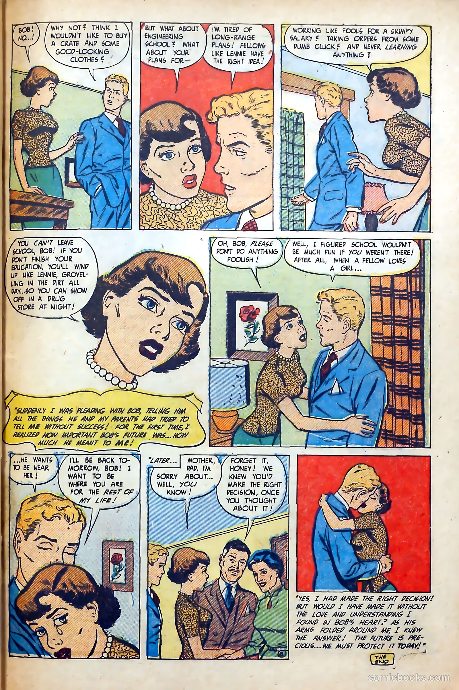 Popular Romance #18 (1952) — page 33 of 36