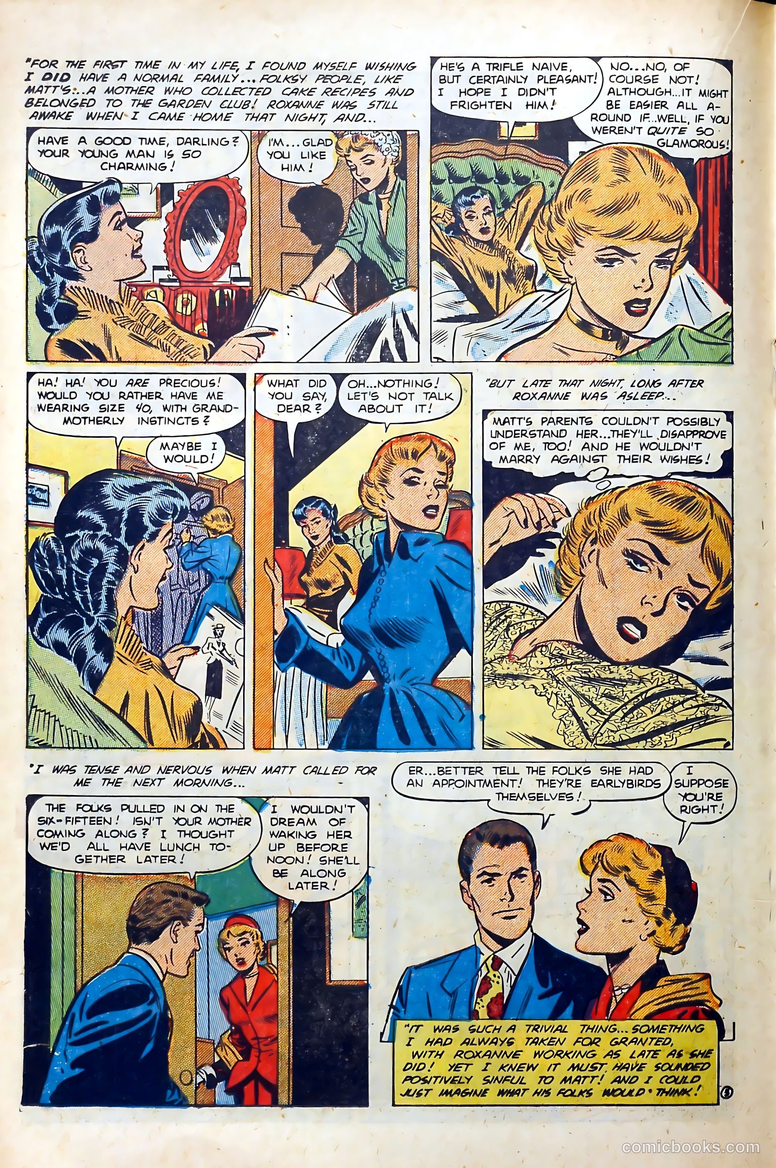 Popular Romance #19 (1952) — page 18 of 36