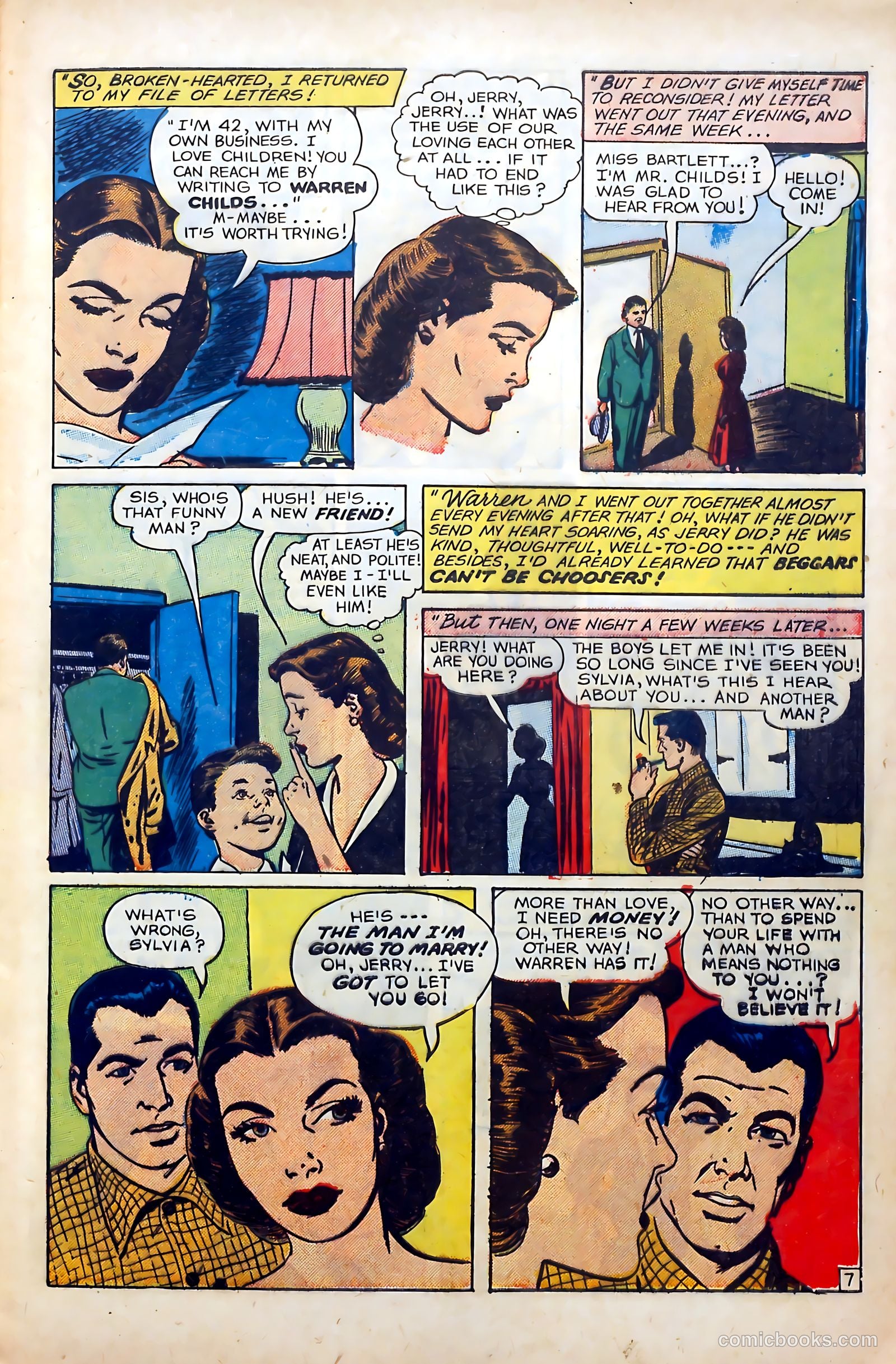 Popular Romance #20 (1952) — page 9 of 37