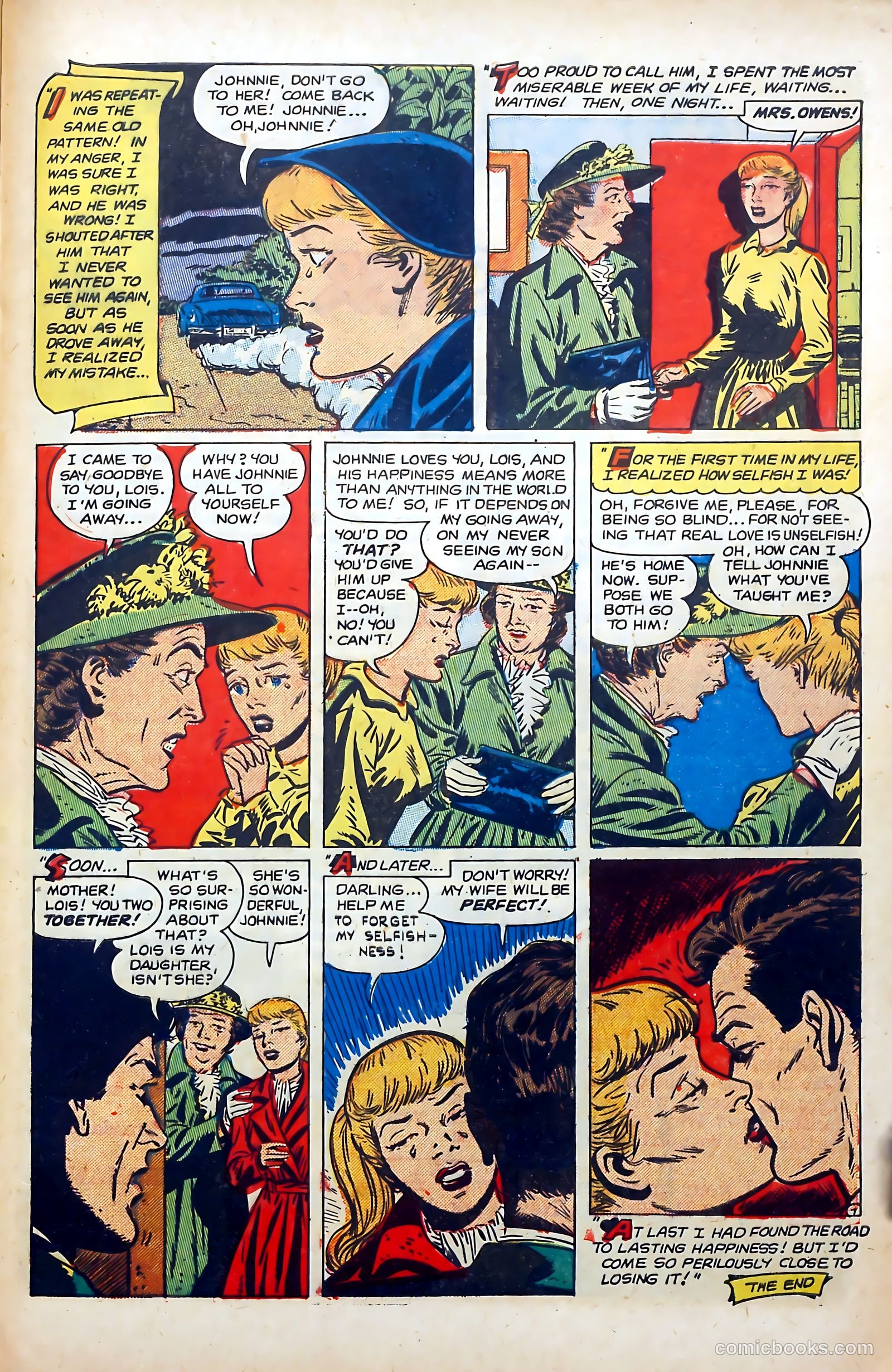 Popular Romance #20 (1952) — page 29 of 37