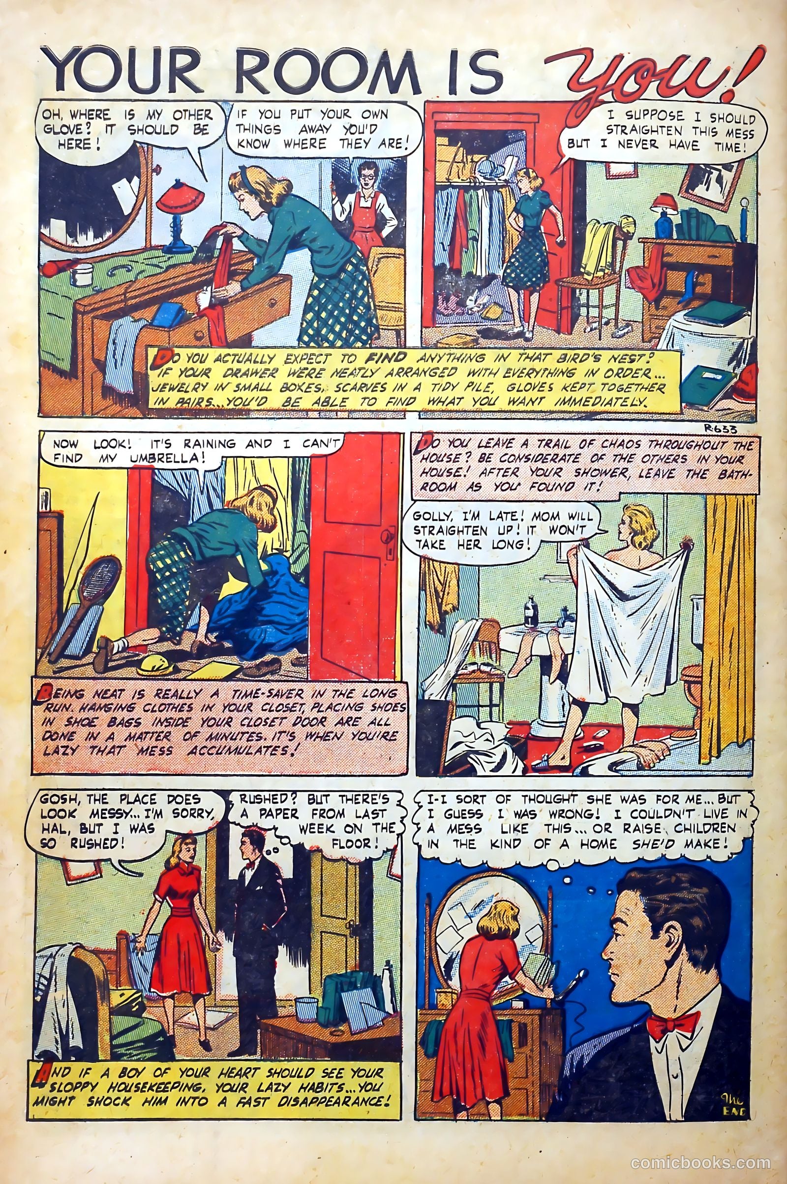 Popular Romance #20 (1952) — page 34 of 37