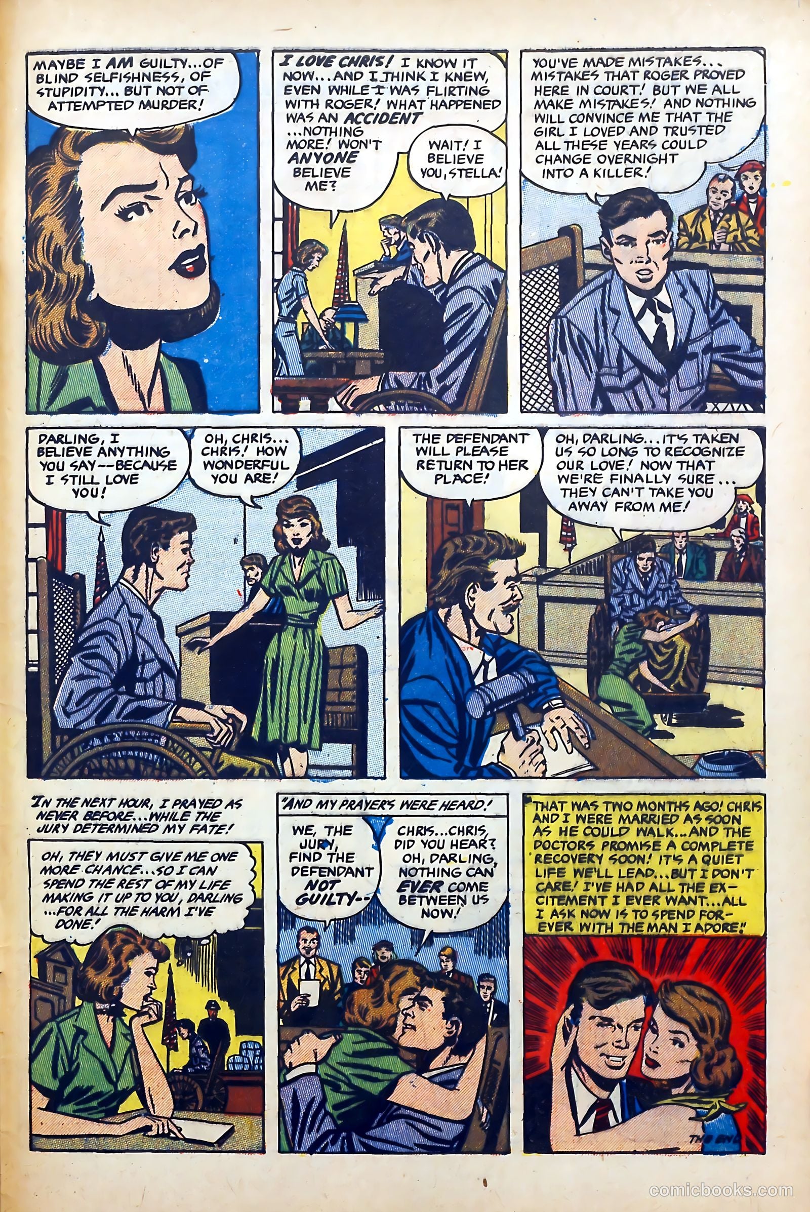 Popular Romance #21 (1952) — page 33 of 36