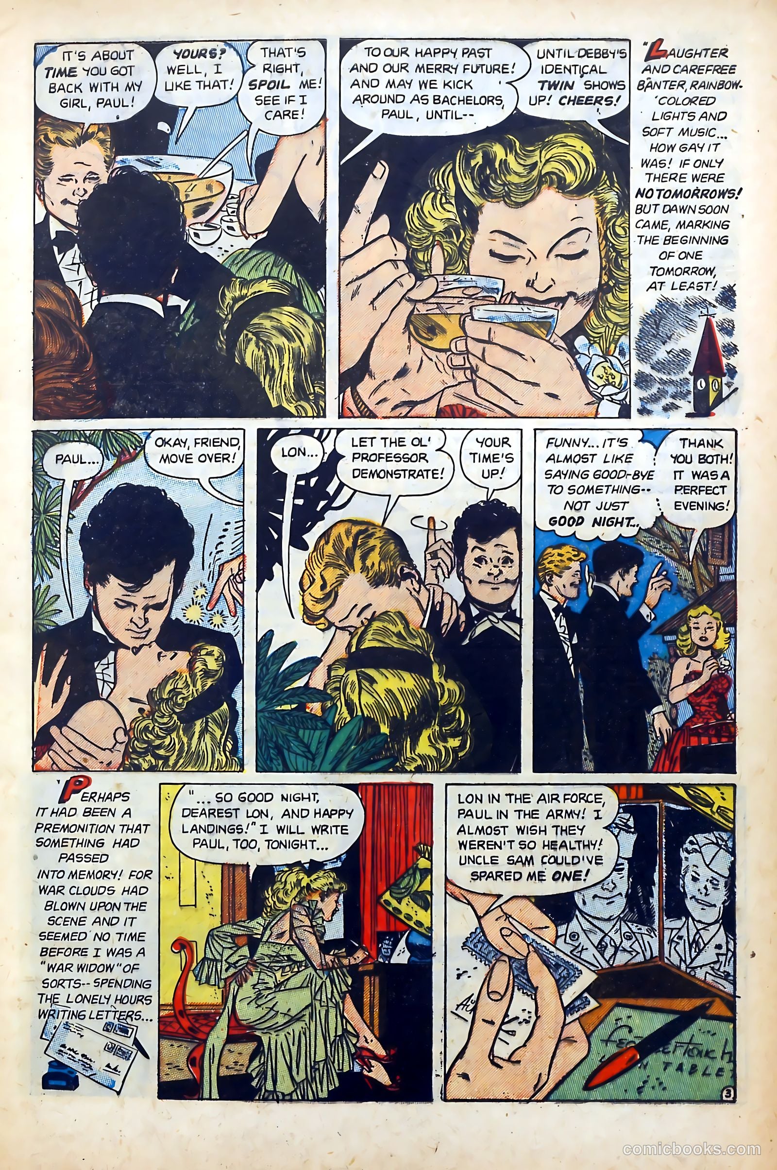 Popular Romance #22 (1953) — page 5 of 37