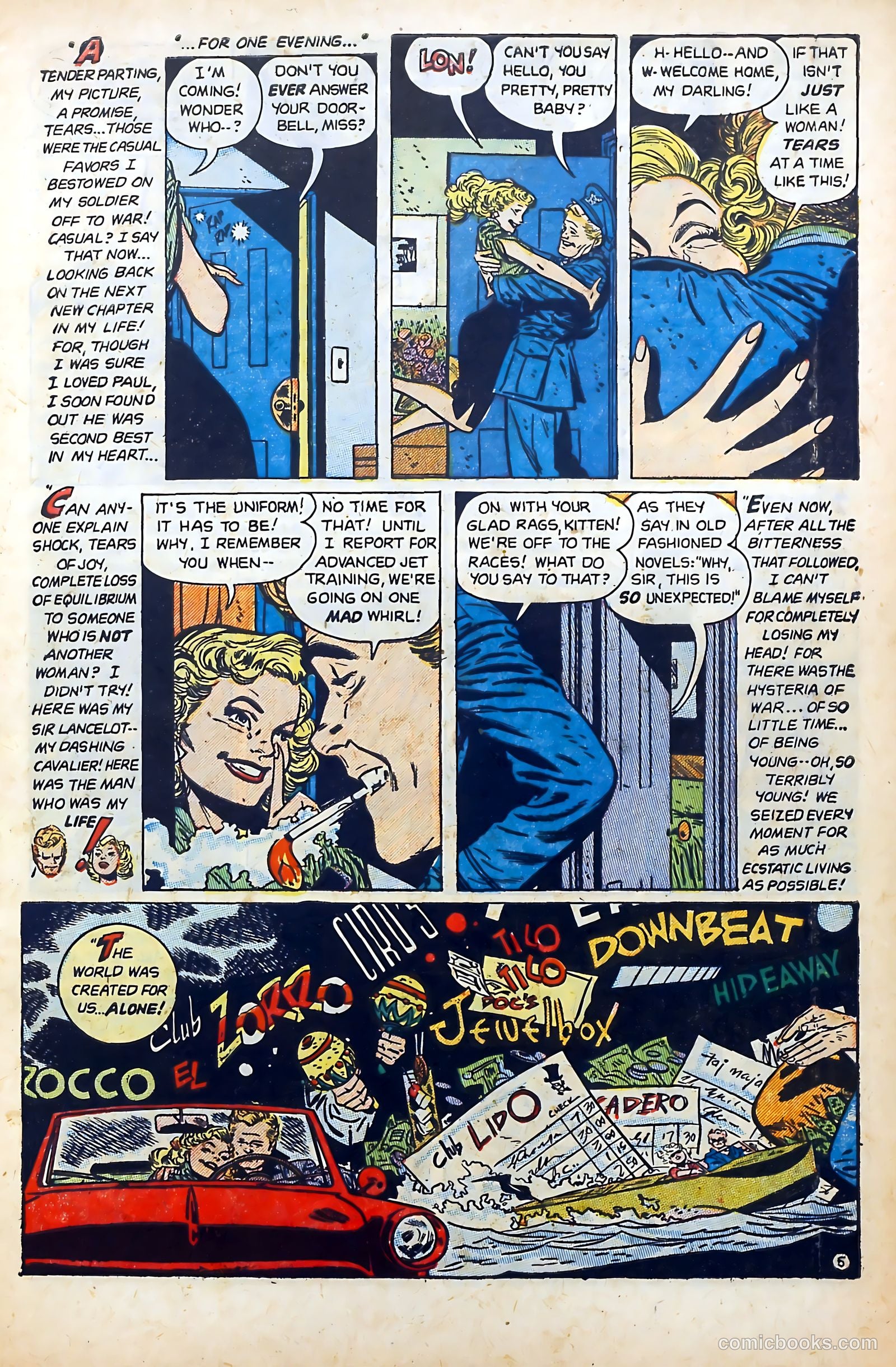 Popular Romance #22 (1953) — page 7 of 37