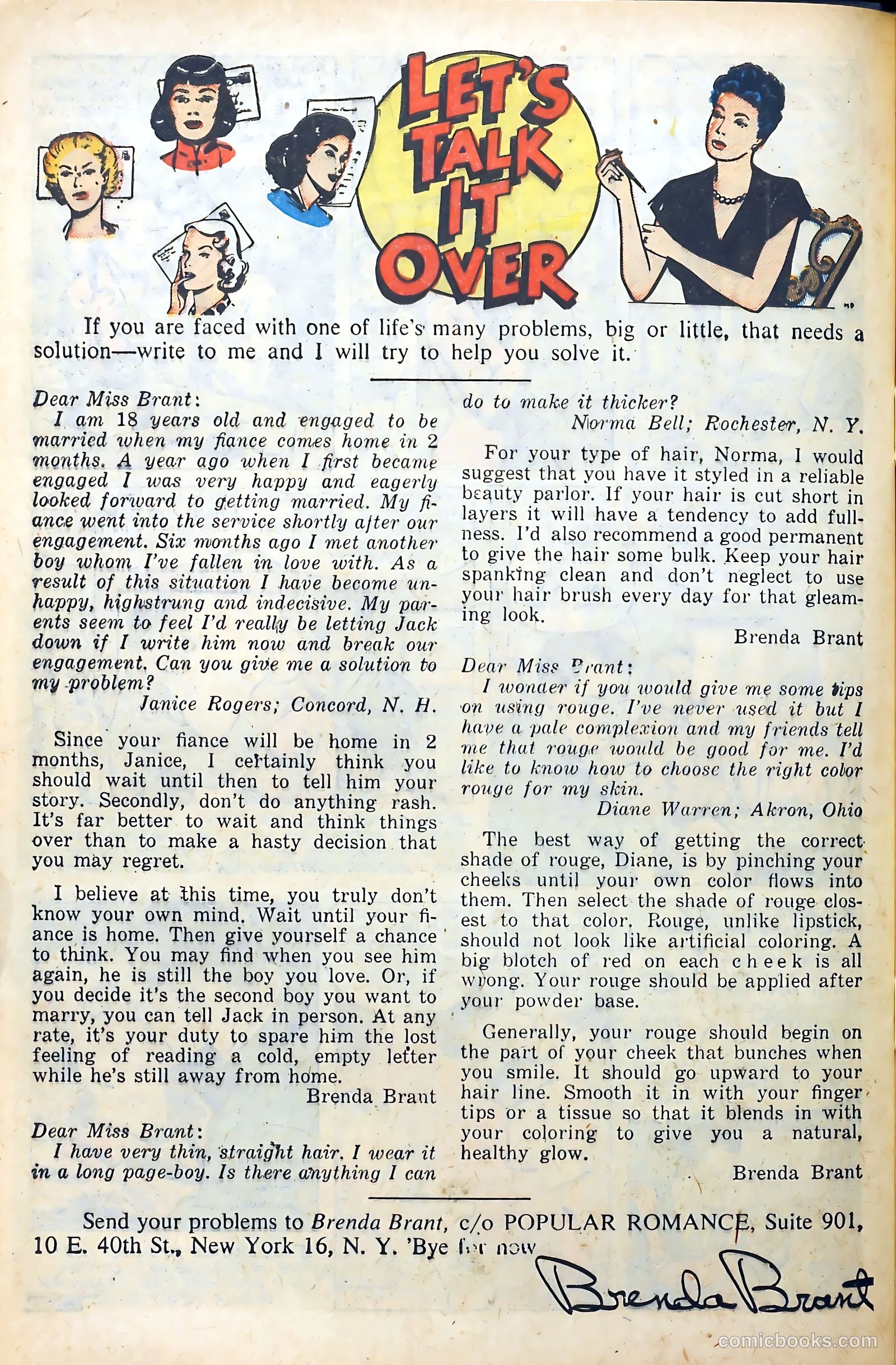 Popular Romance #22 (1953) — page 32 of 37