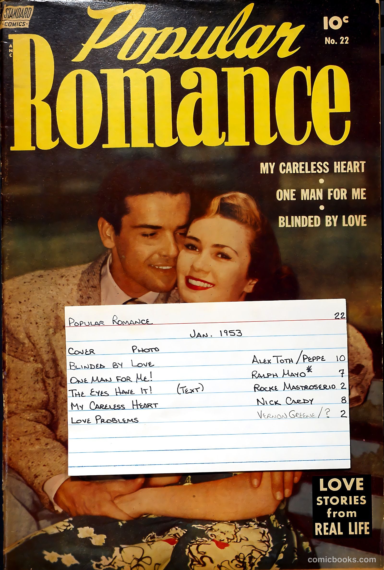 Popular Romance #22 (1953) — page 37 of 37