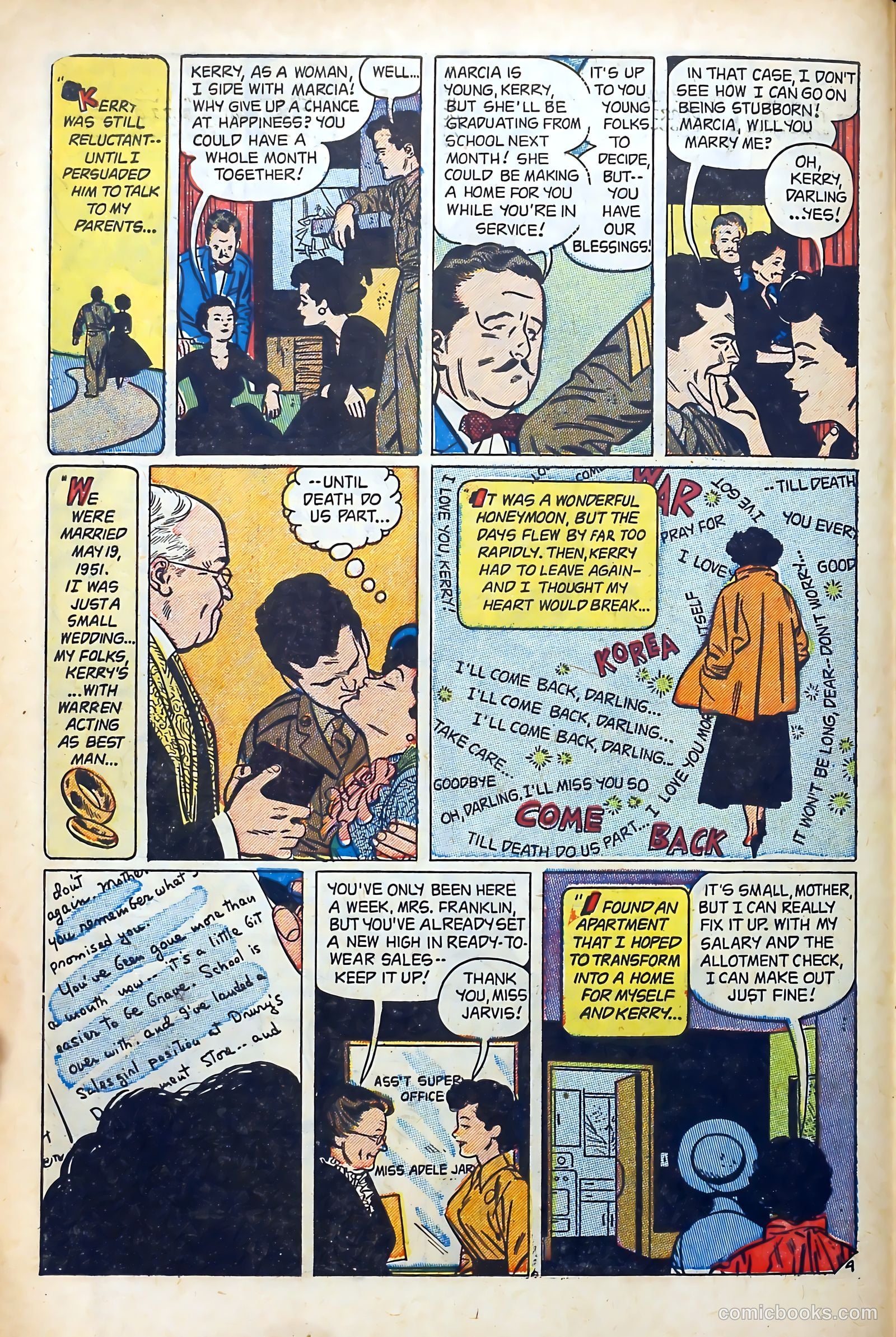 Popular Romance #23 (1953) — page 6 of 36