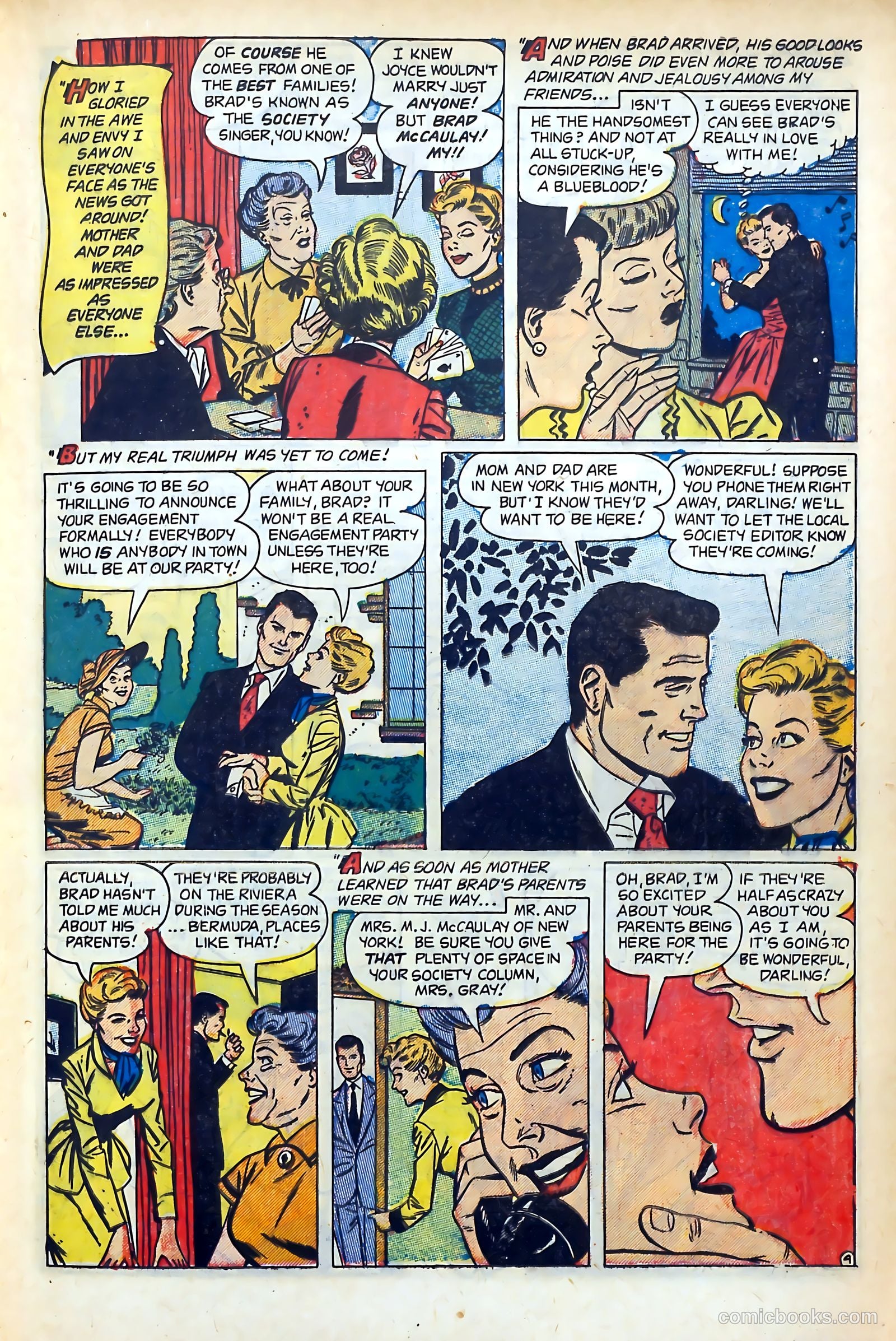 Popular Romance #23 (1953) — page 17 of 36