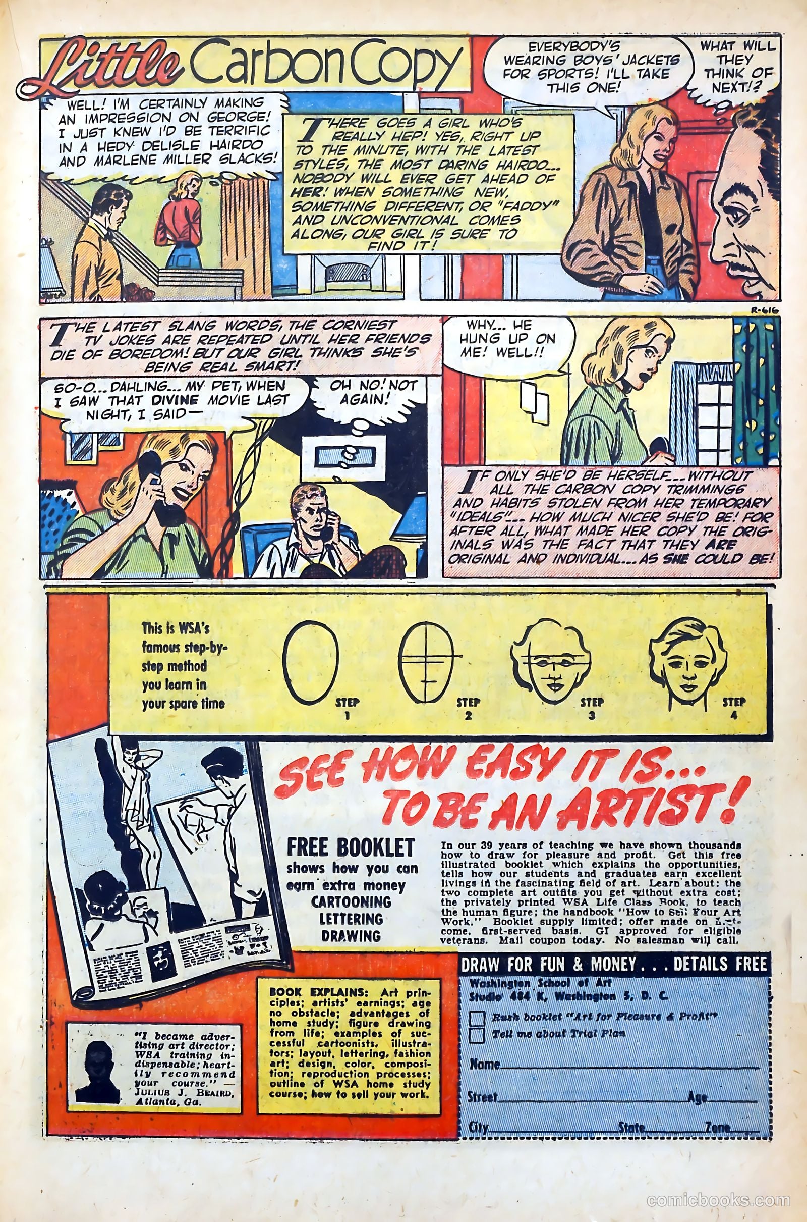 Popular Romance #23 (1953) — page 21 of 36