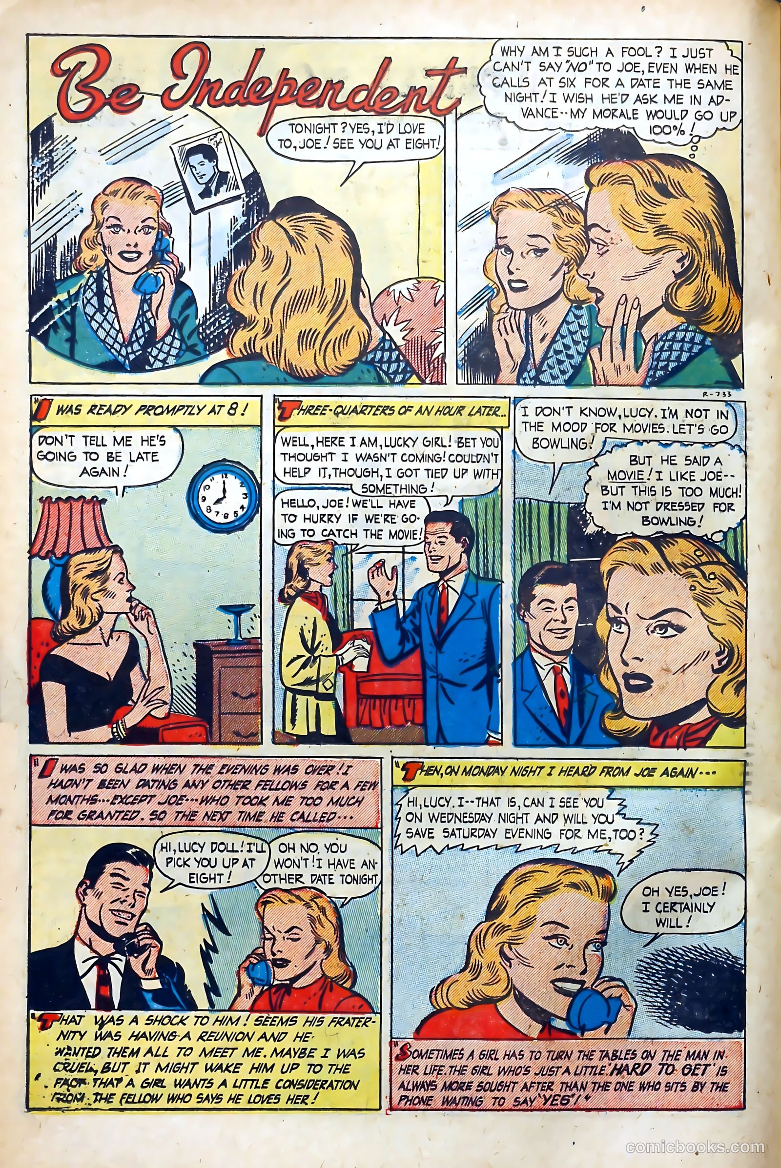 Popular Romance #24 (1953) — page 22 of 36