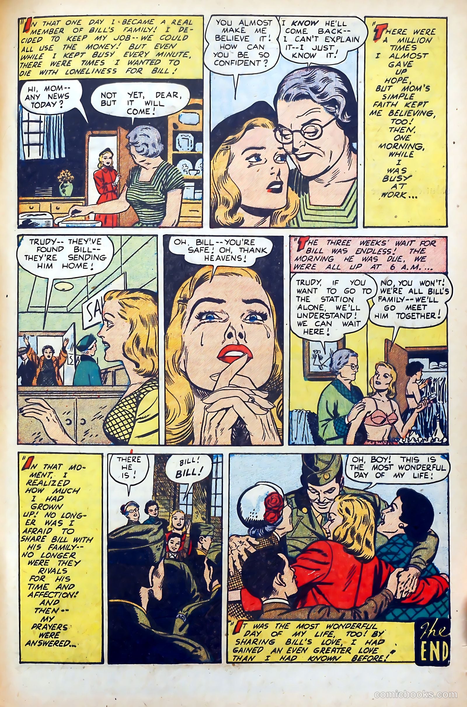 Popular Romance #24 (1953) — page 33 of 36
