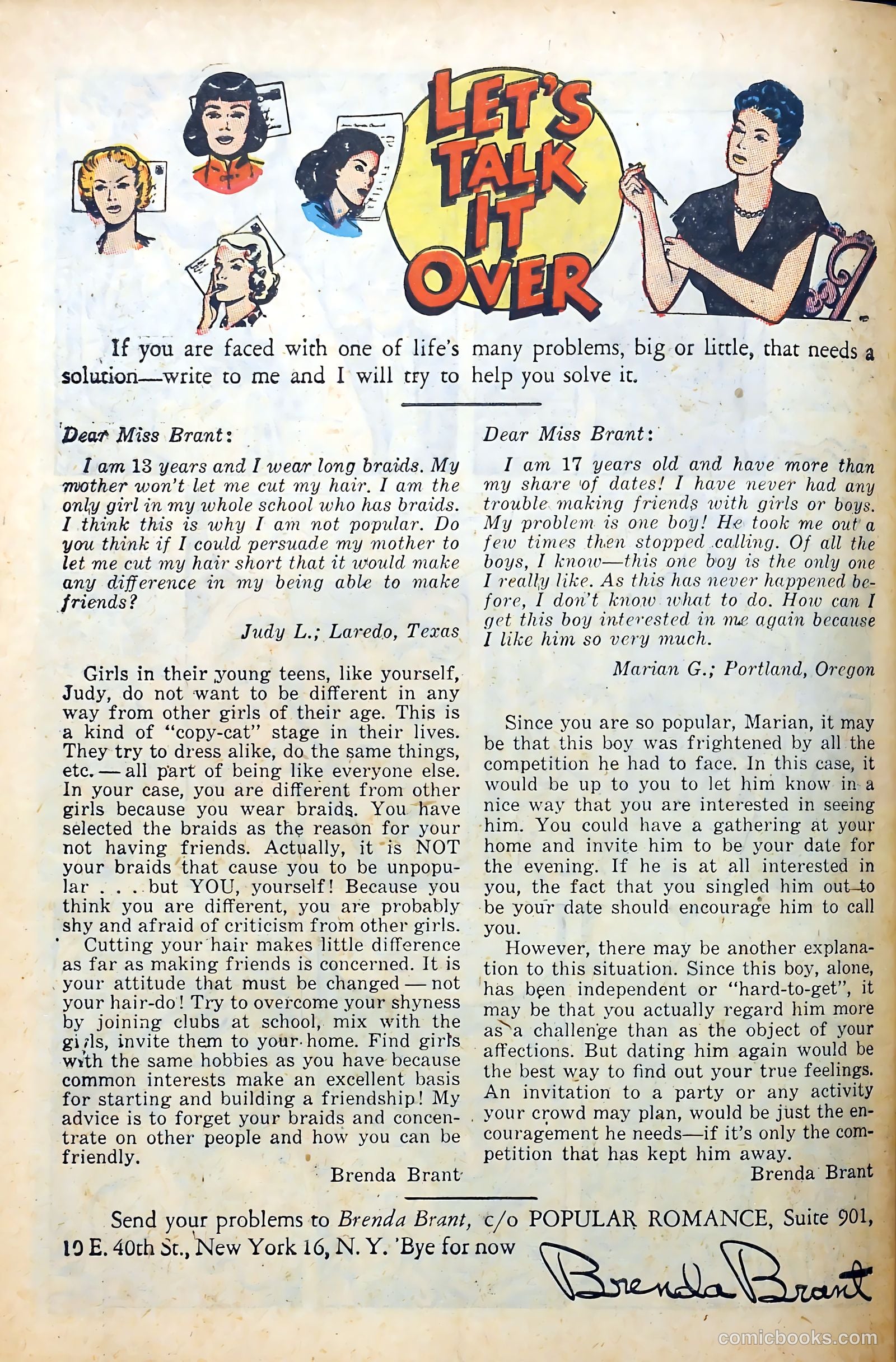 Popular Romance #26 (1953) — page 34 of 36