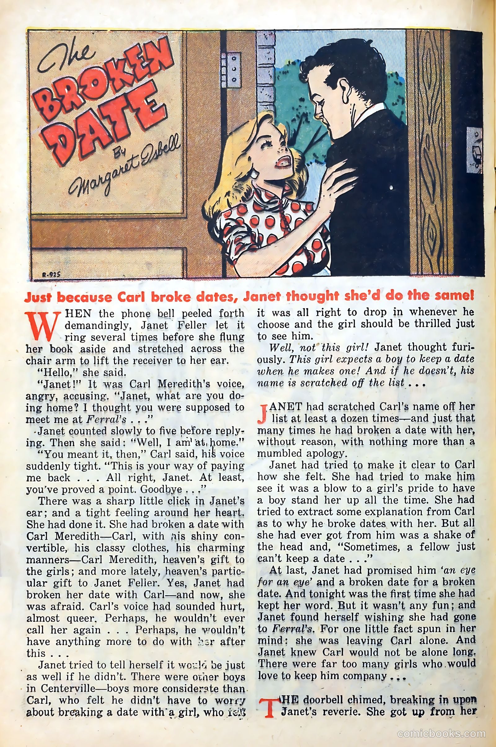 Popular Romance #27 (1953) — page 20 of 36