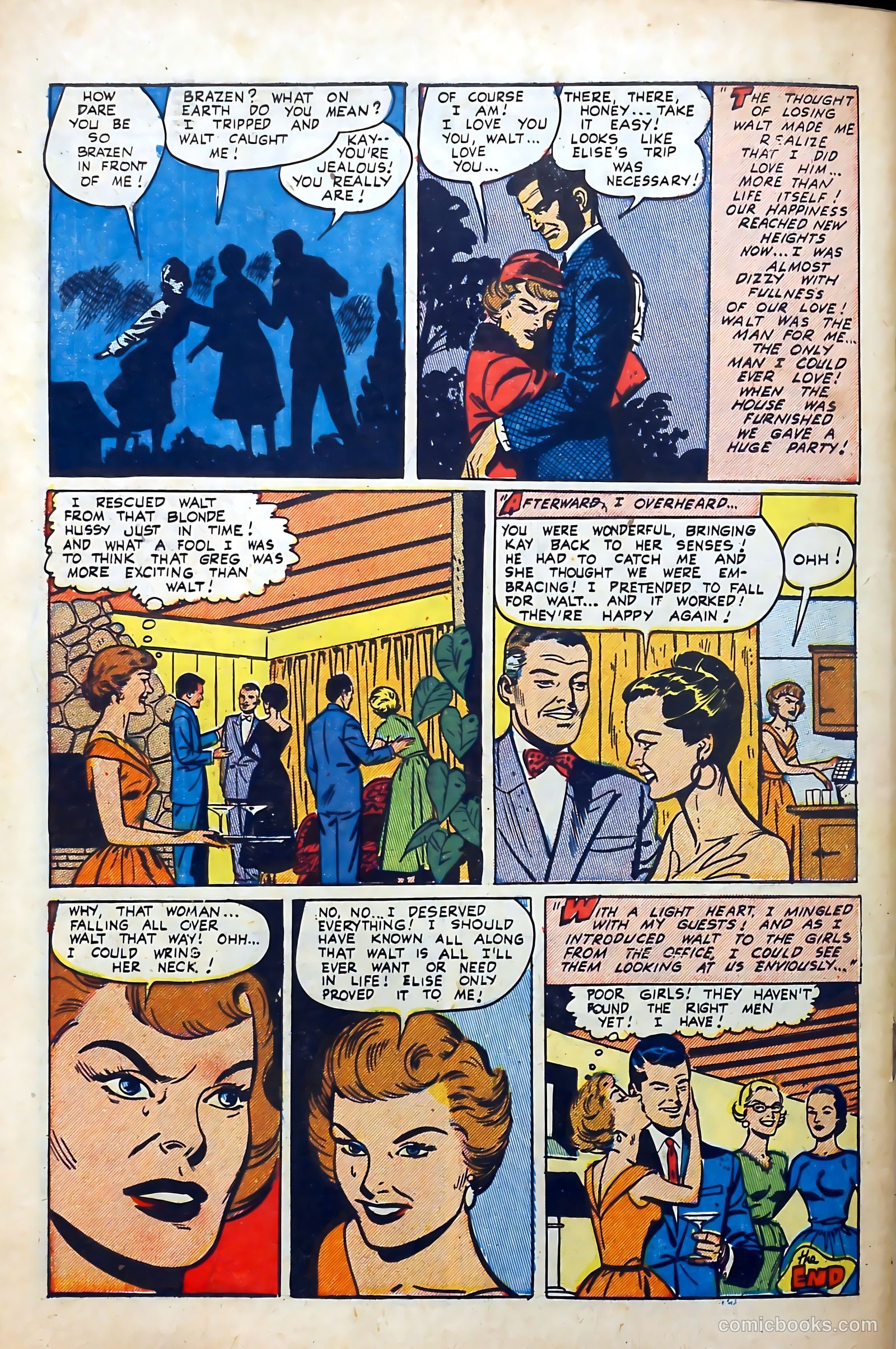 Popular Romance #27 (1953) — page 34 of 36