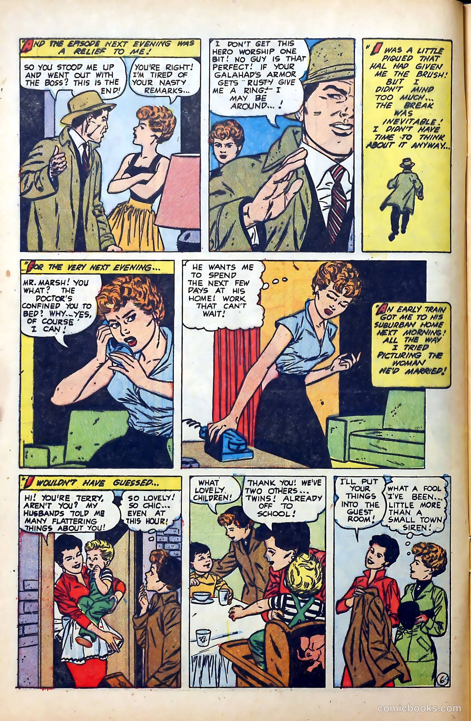 Popular Romance #28 (1954) — page 8 of 36