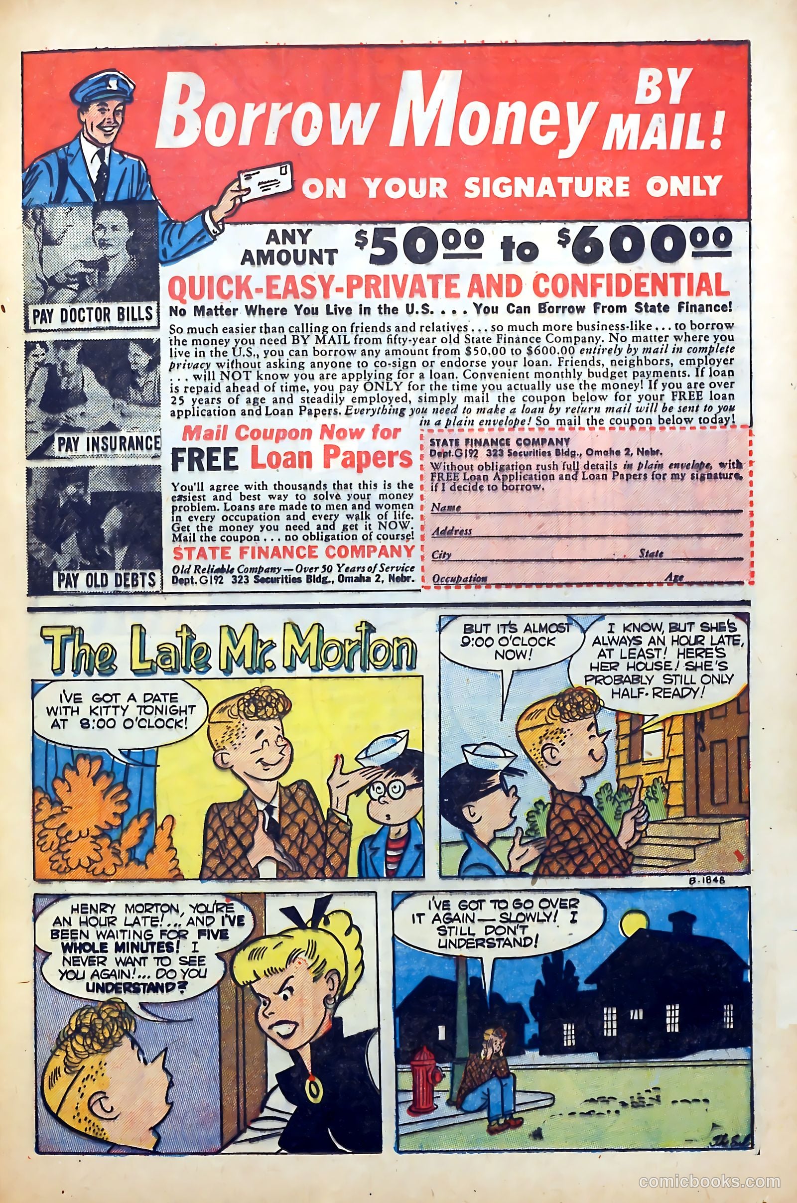 Popular Romance #28 (1954) — page 13 of 36