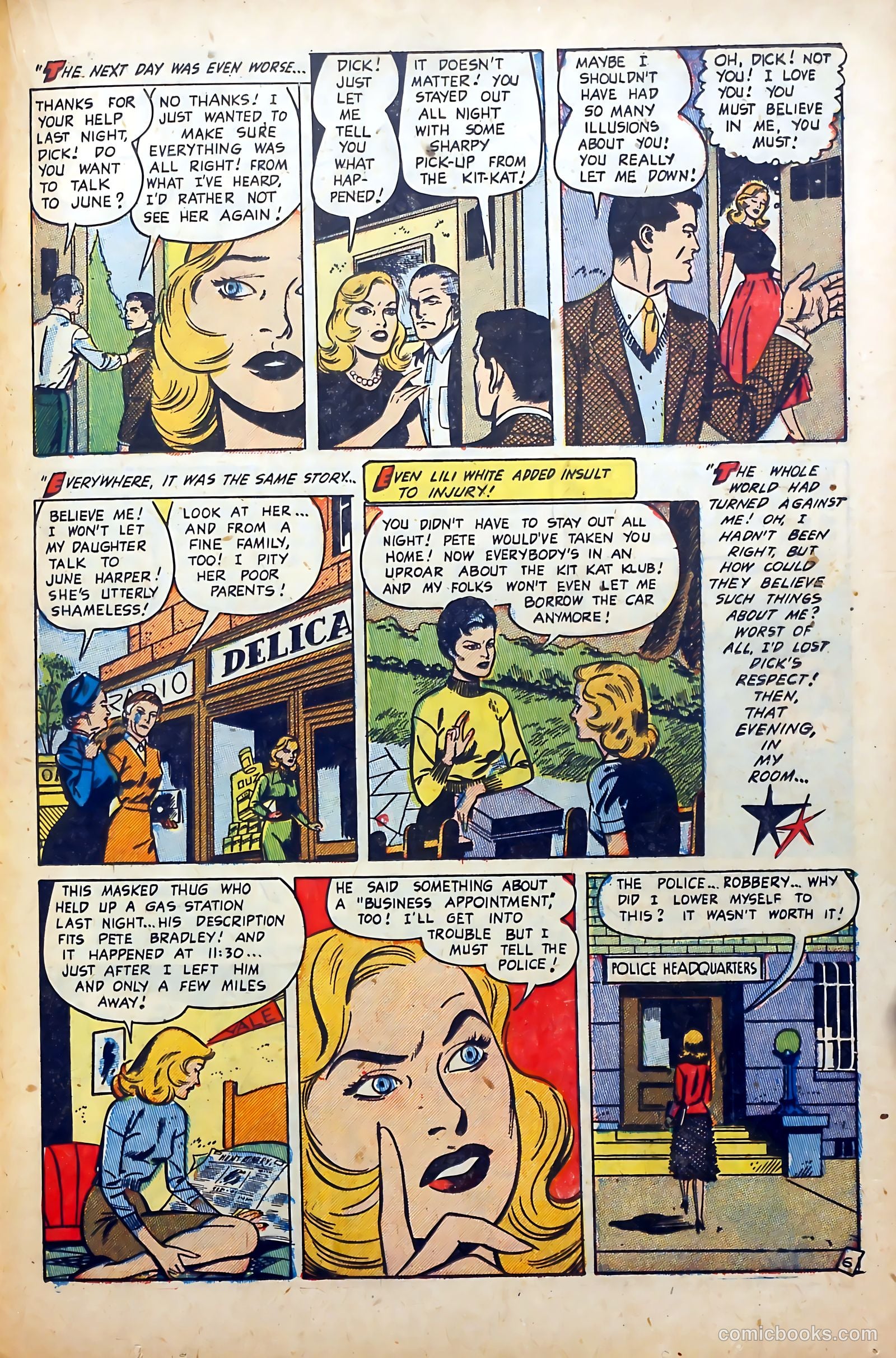 Popular Romance #28 (1954) — page 19 of 36