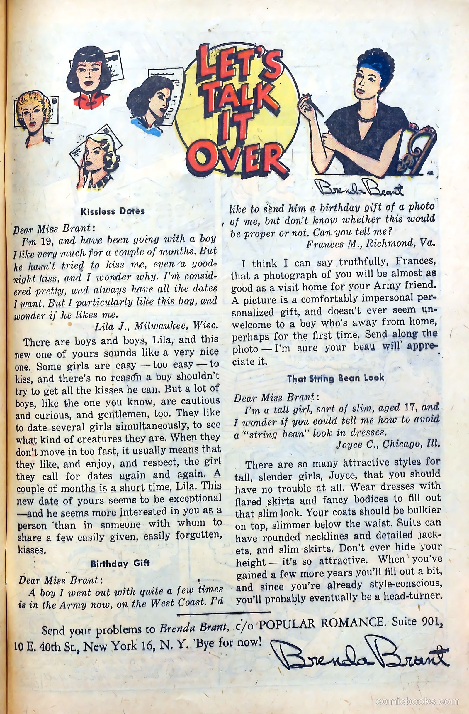 Popular Romance #29 (1954) — page 33 of 37