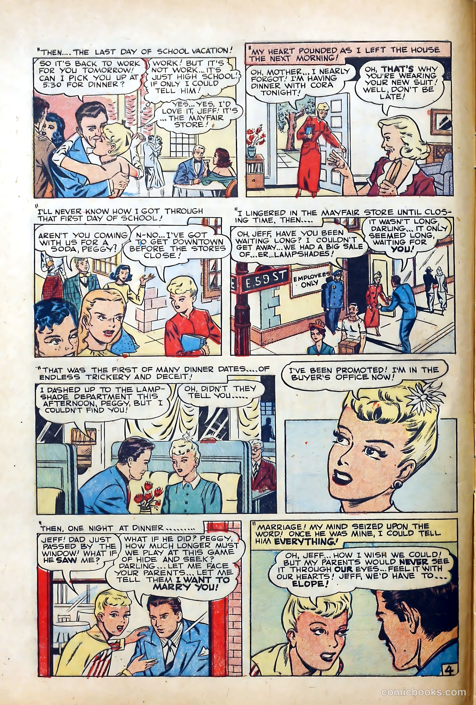 Popular Romance #5 (1949) — page 6 of 37
