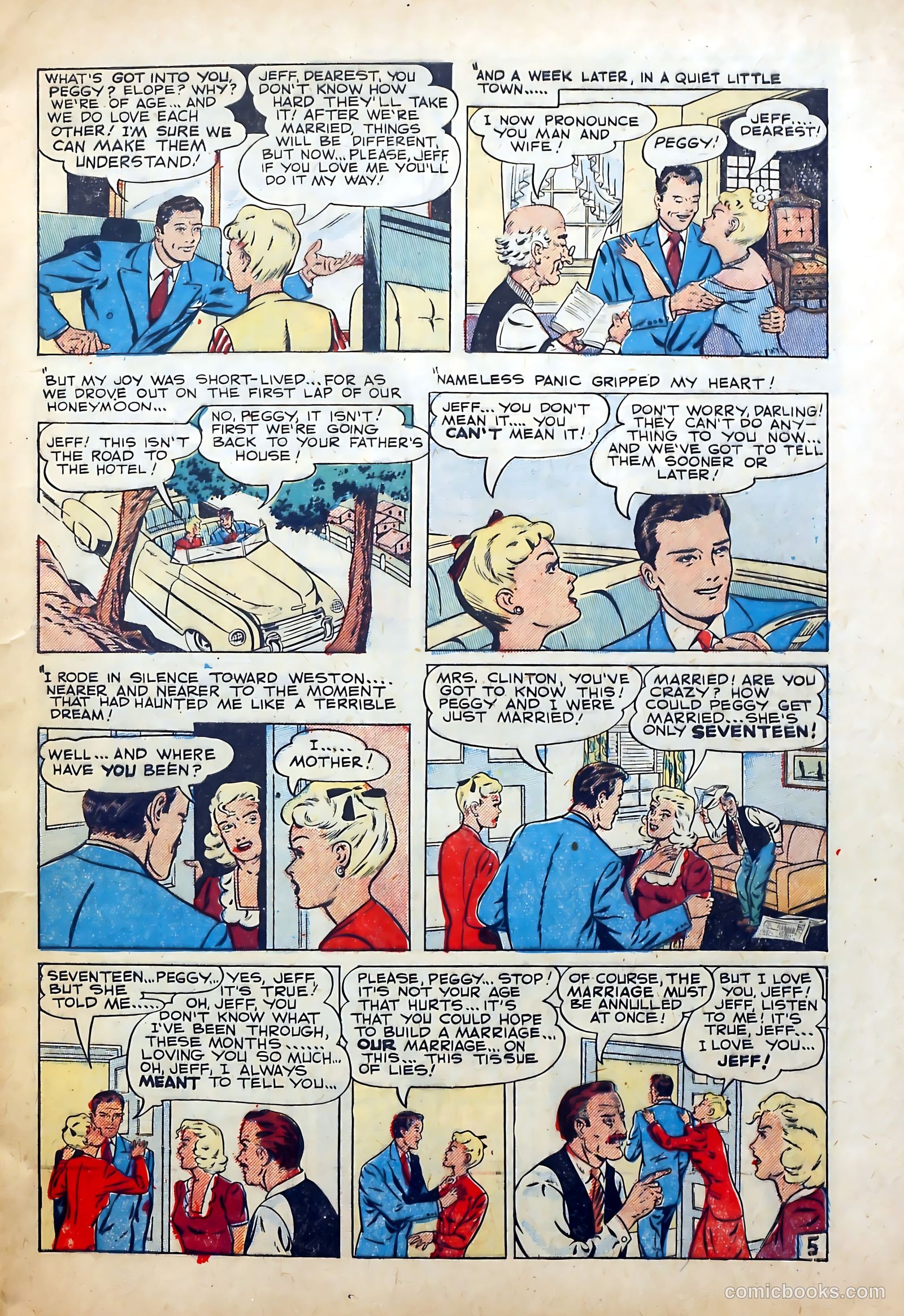 Popular Romance #5 (1949) — page 7 of 37