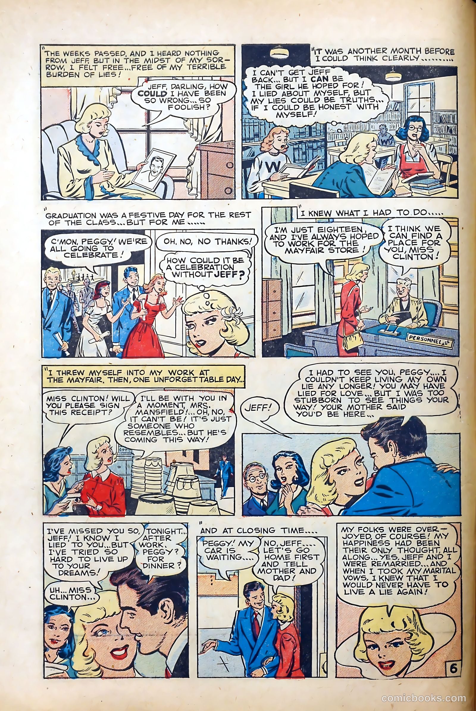Popular Romance #5 (1949) — page 8 of 37