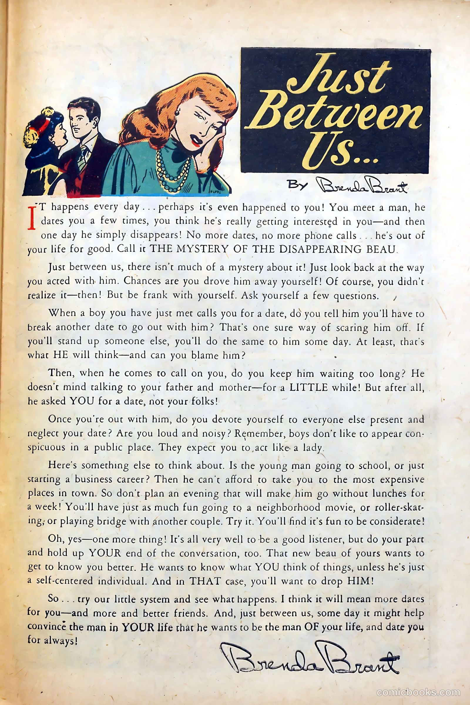 Popular Romance #5 (1949) — page 27 of 37