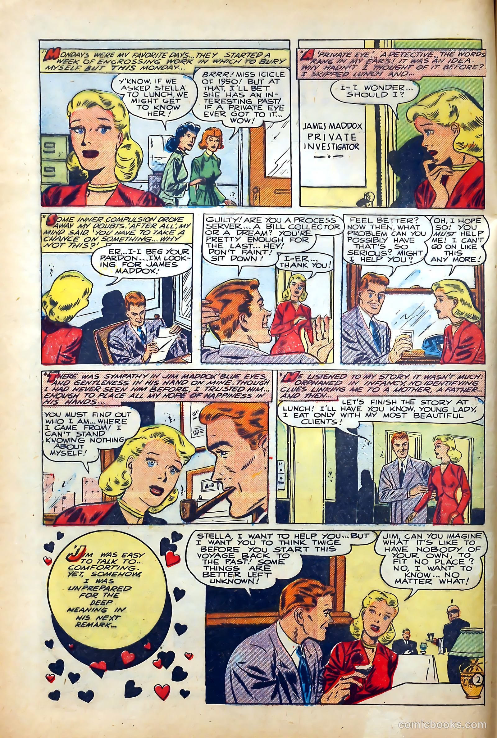 Popular Romance #6 (1950) — page 4 of 36