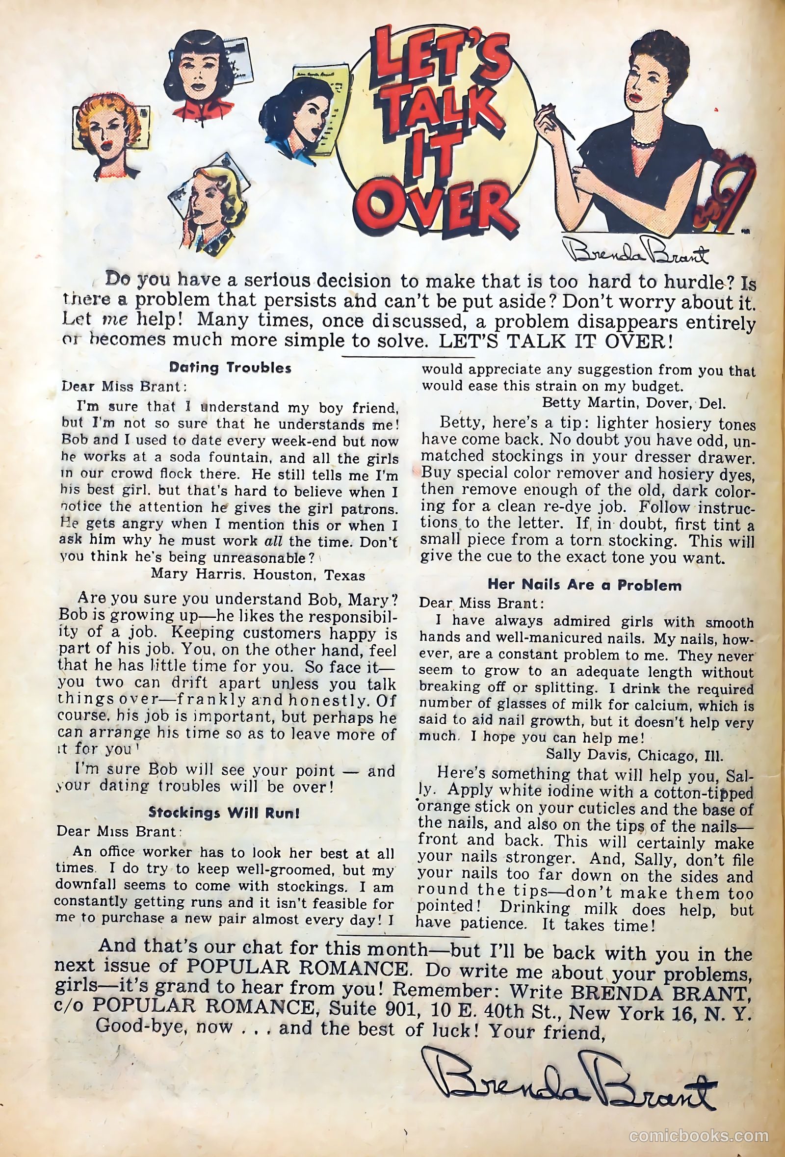 Popular Romance #6 (1950) — page 22 of 36