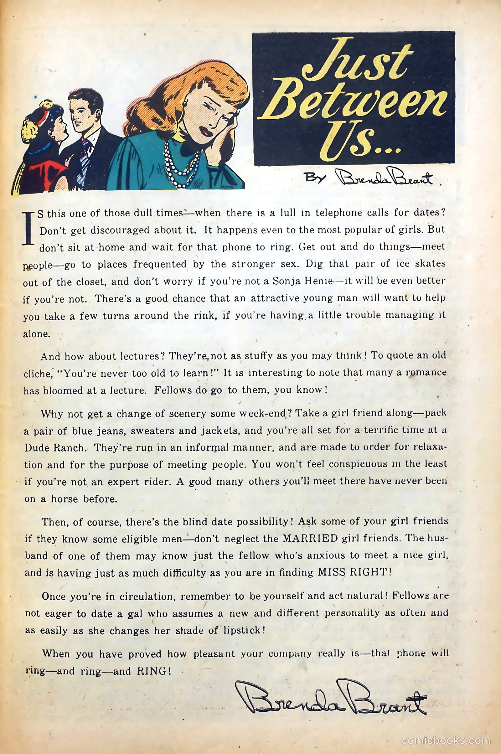 Popular Romance #6 (1950) — page 27 of 36
