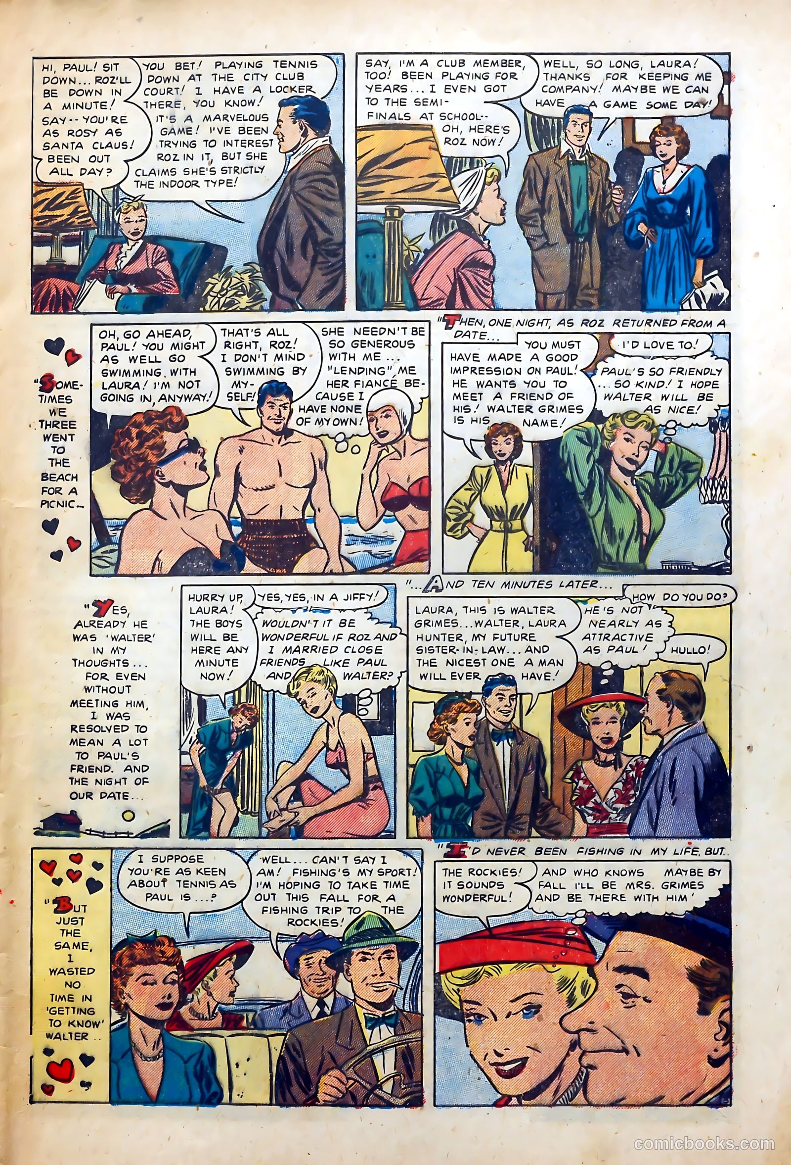 Popular Romance #7 (1950) — page 5 of 37