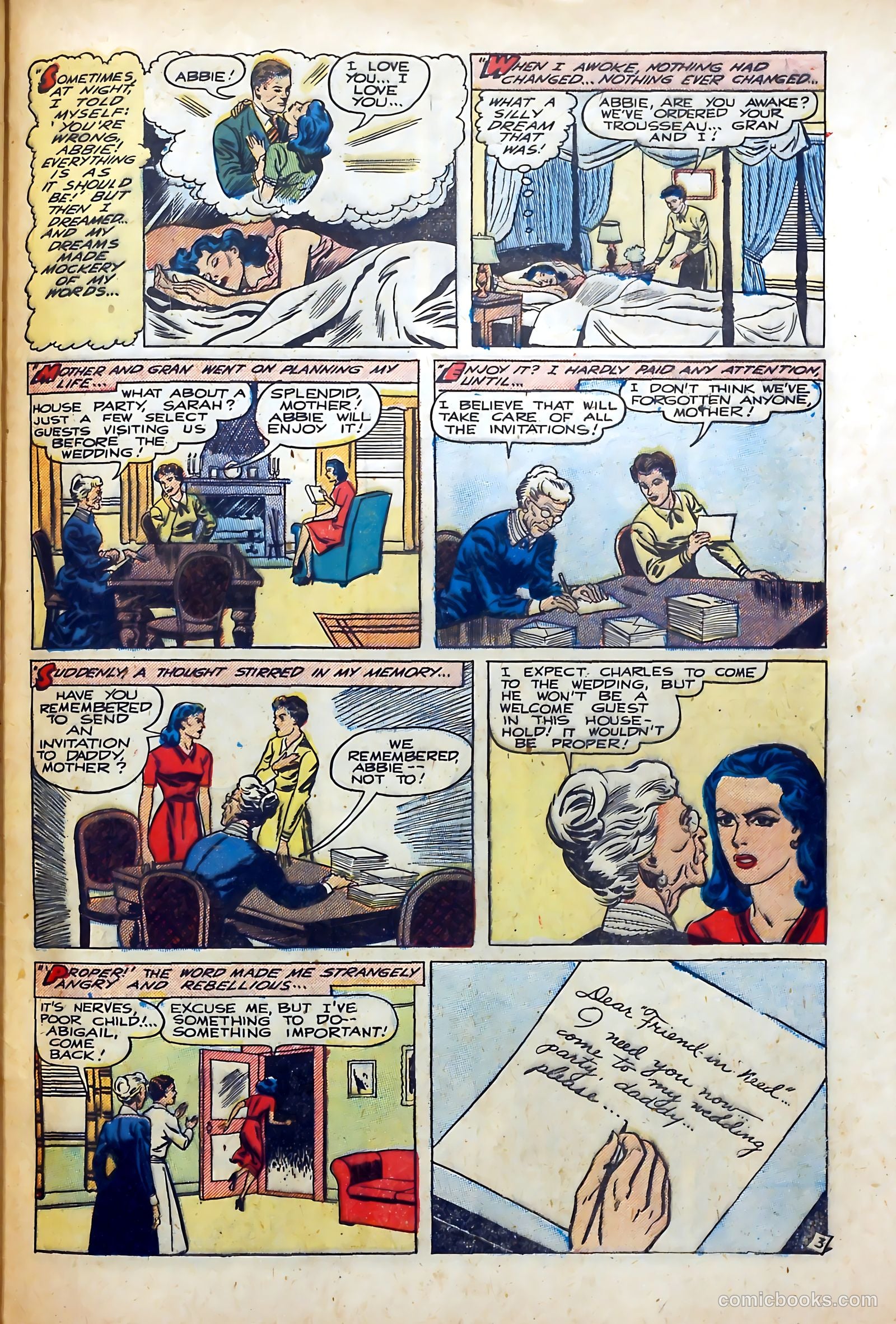 Popular Romance #7 (1950) — page 29 of 37