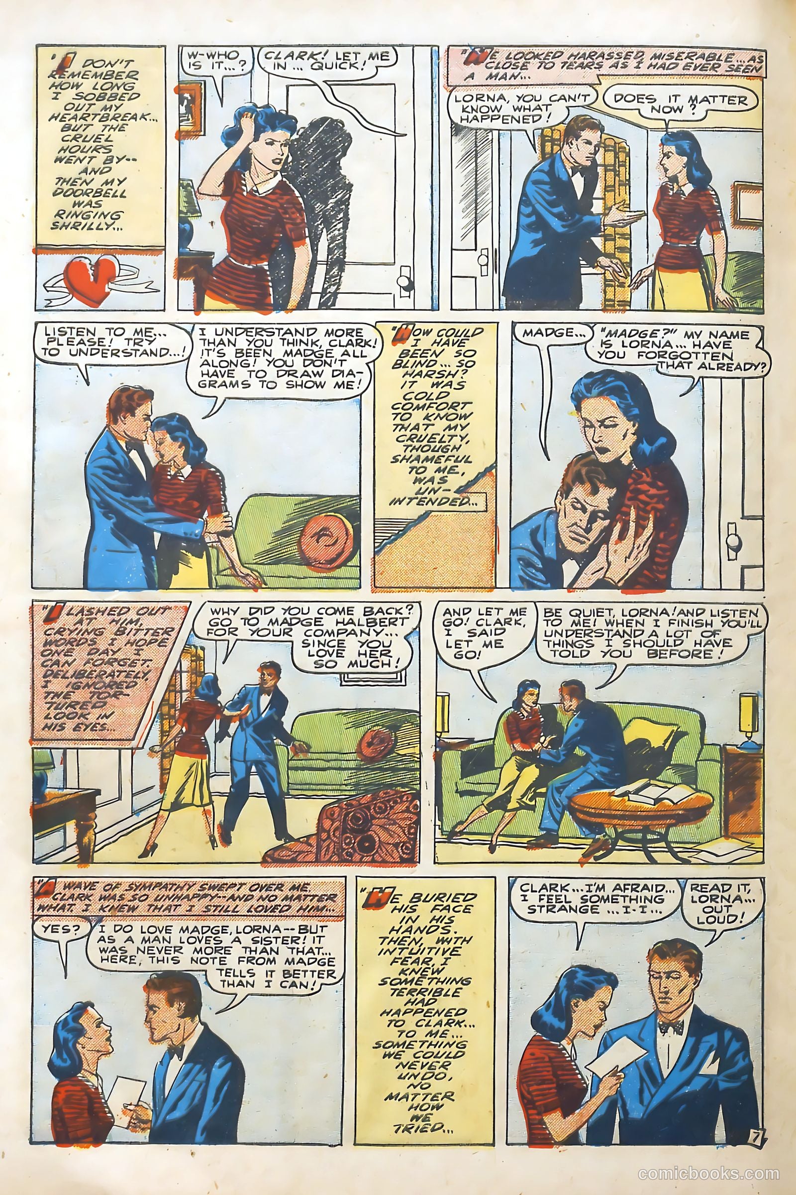 Popular Romance #8 (1950) — page 32 of 36