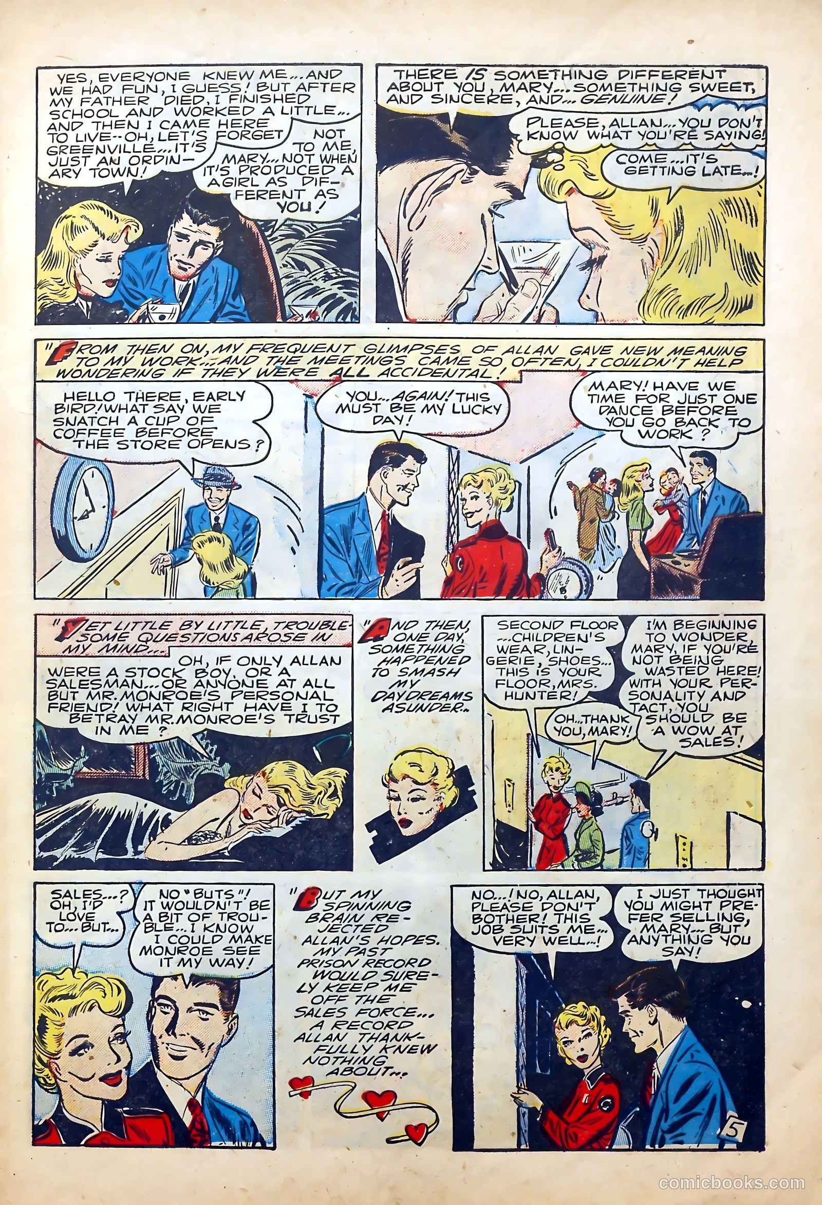 Popular Romance #9 (1950) — page 7 of 36