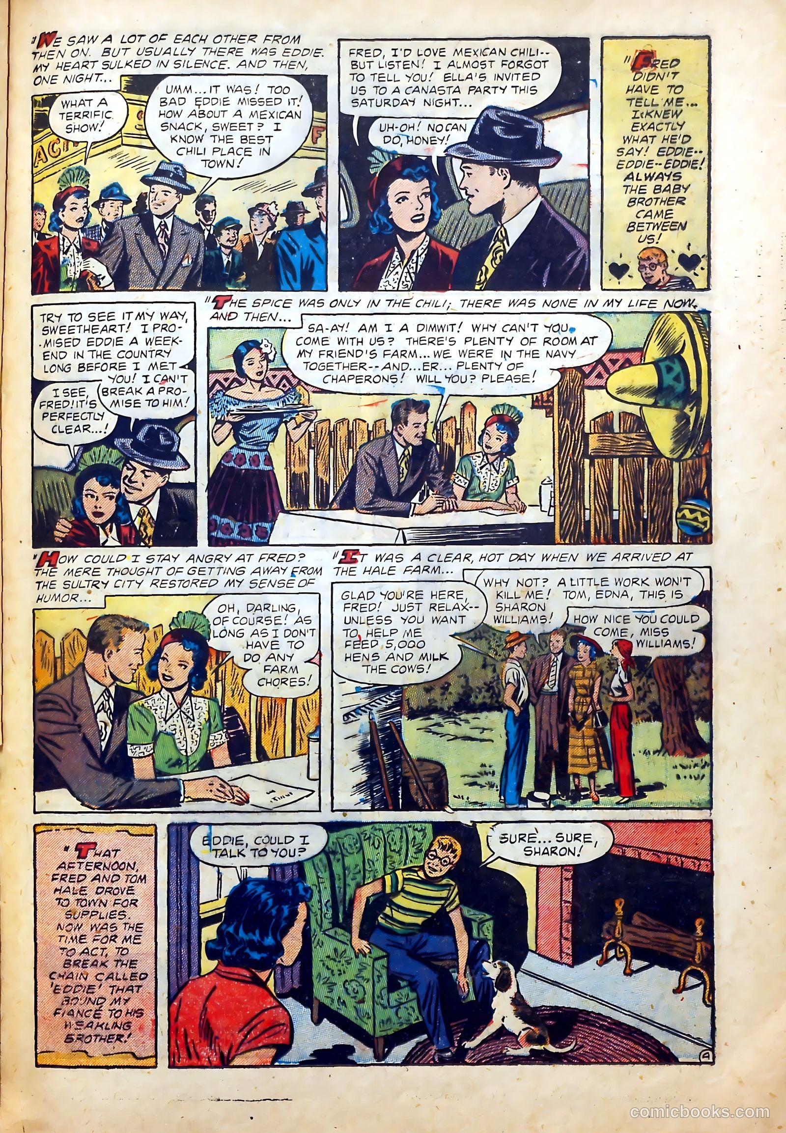 Popular Romance #9 (1950) — page 21 of 36