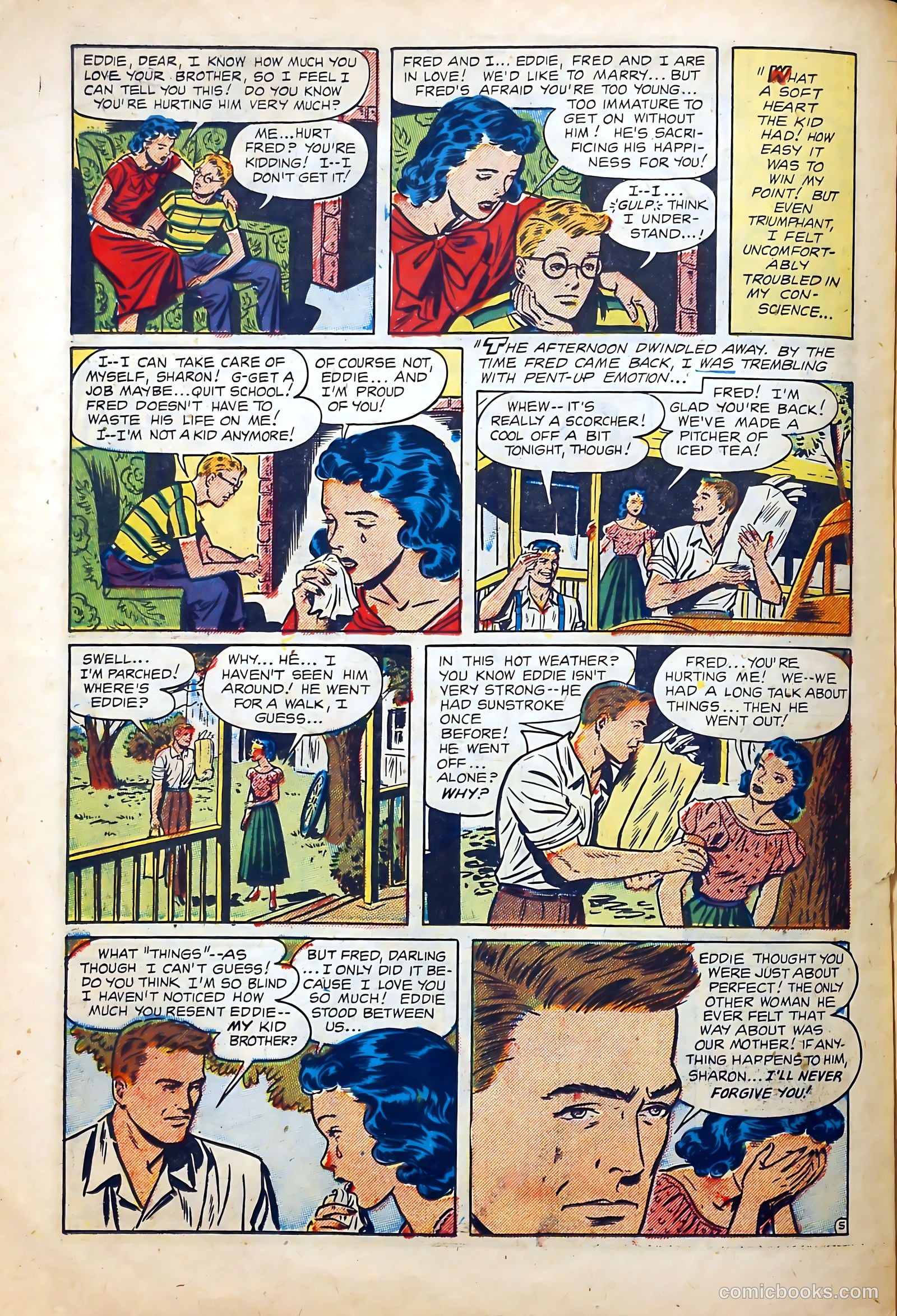 Popular Romance #9 (1950) — page 22 of 36