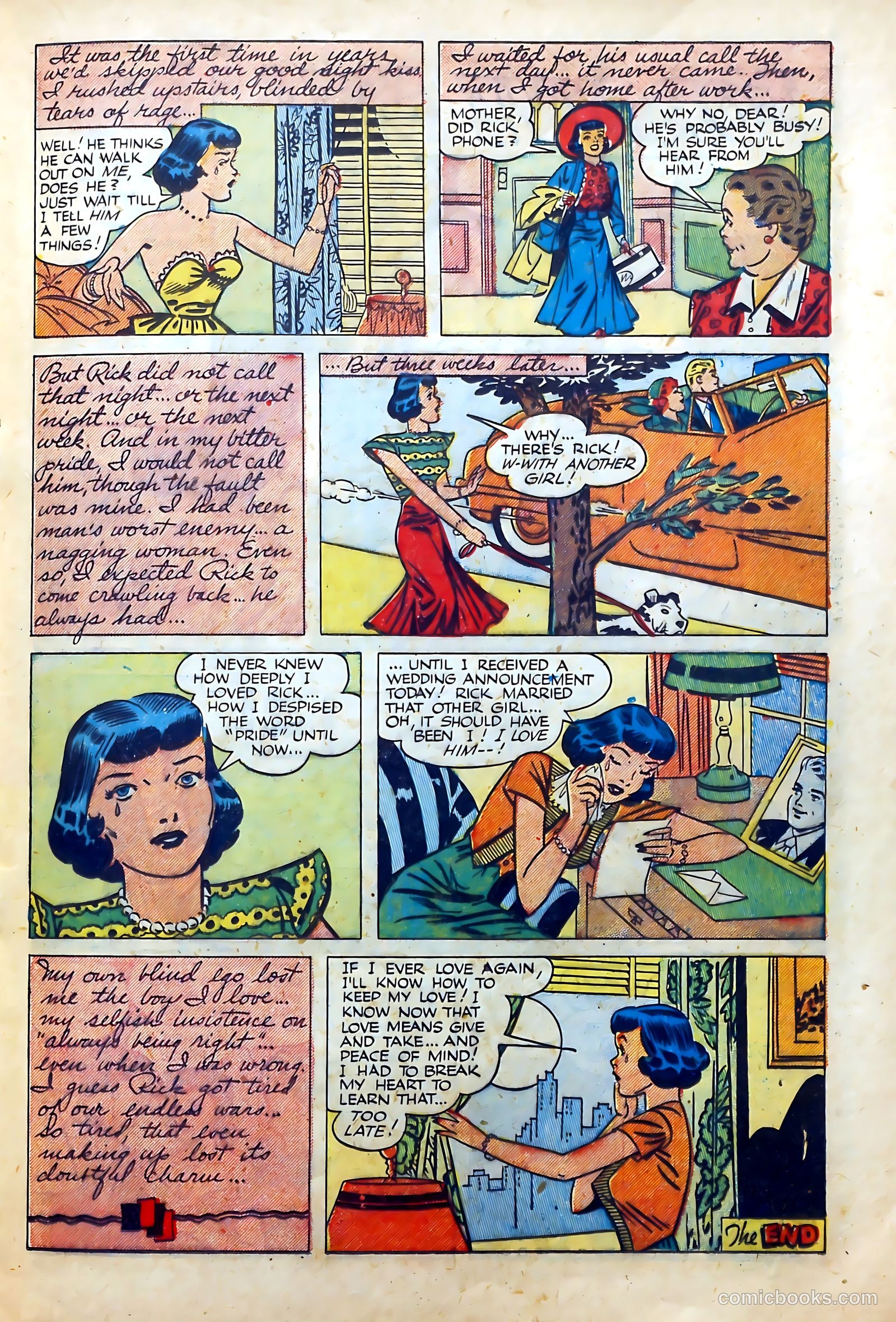 Popular Romance #9 (1950) — page 17 of 36