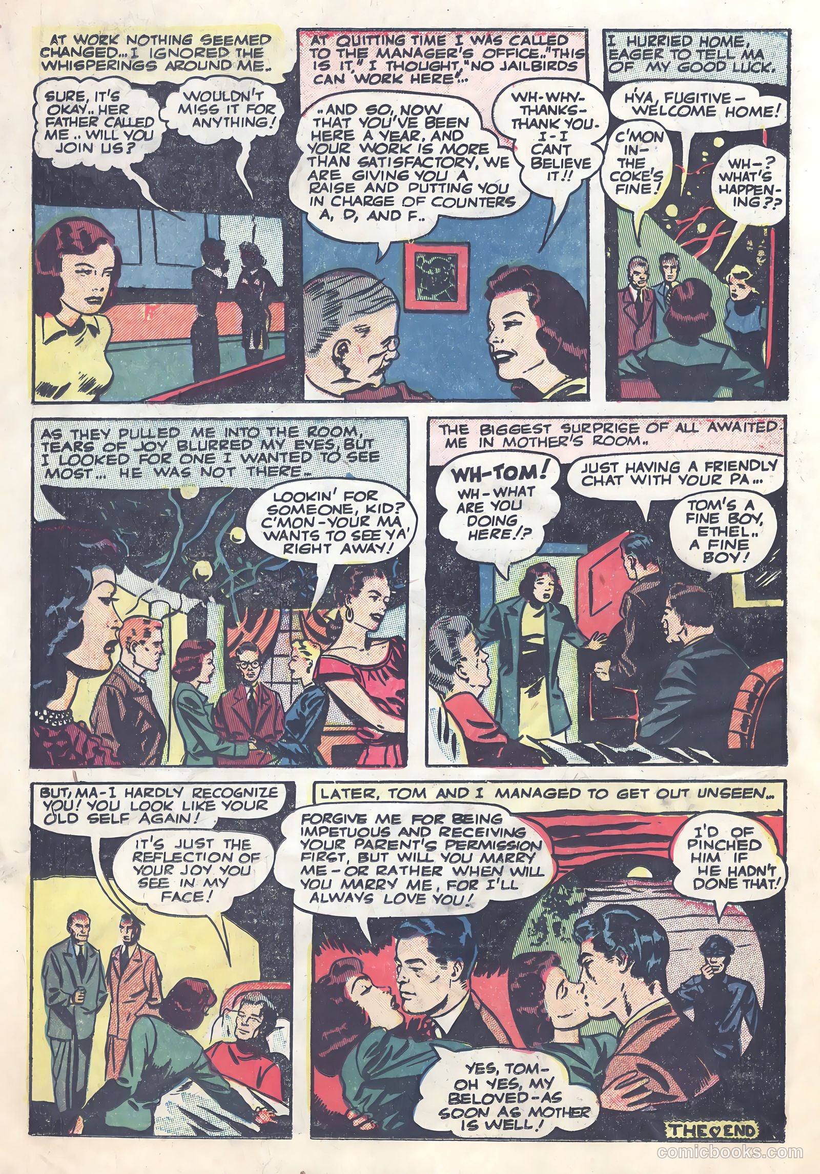 Popular Teen-Agers #15 (1953) — page 34 of 37