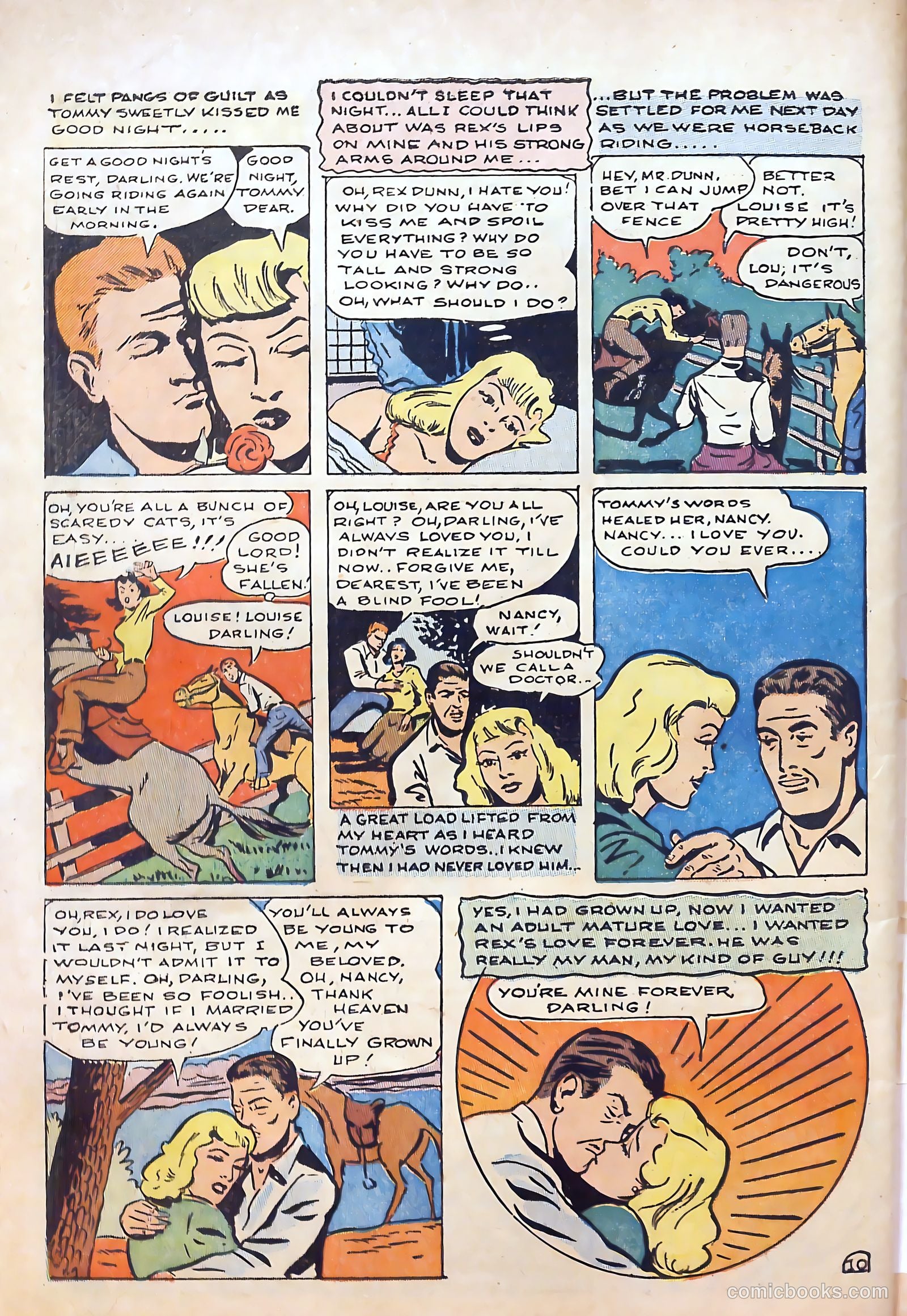 Popular Teen-Agers #18 (1953) — page 34 of 36