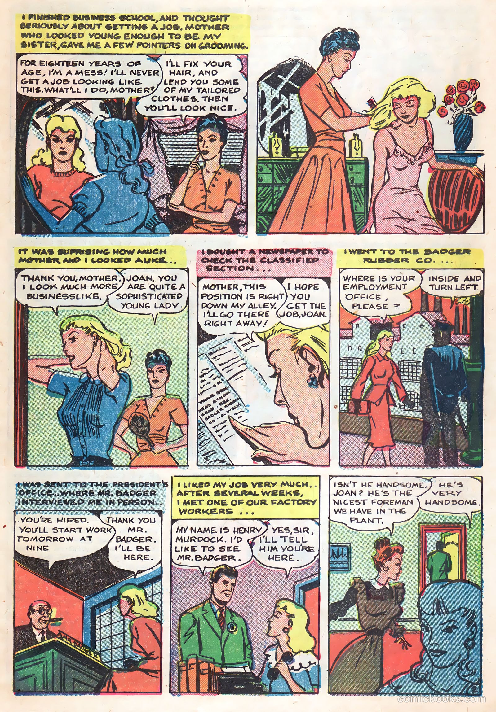 Popular Teen-Agers #20 (1954) — page 24 of 38