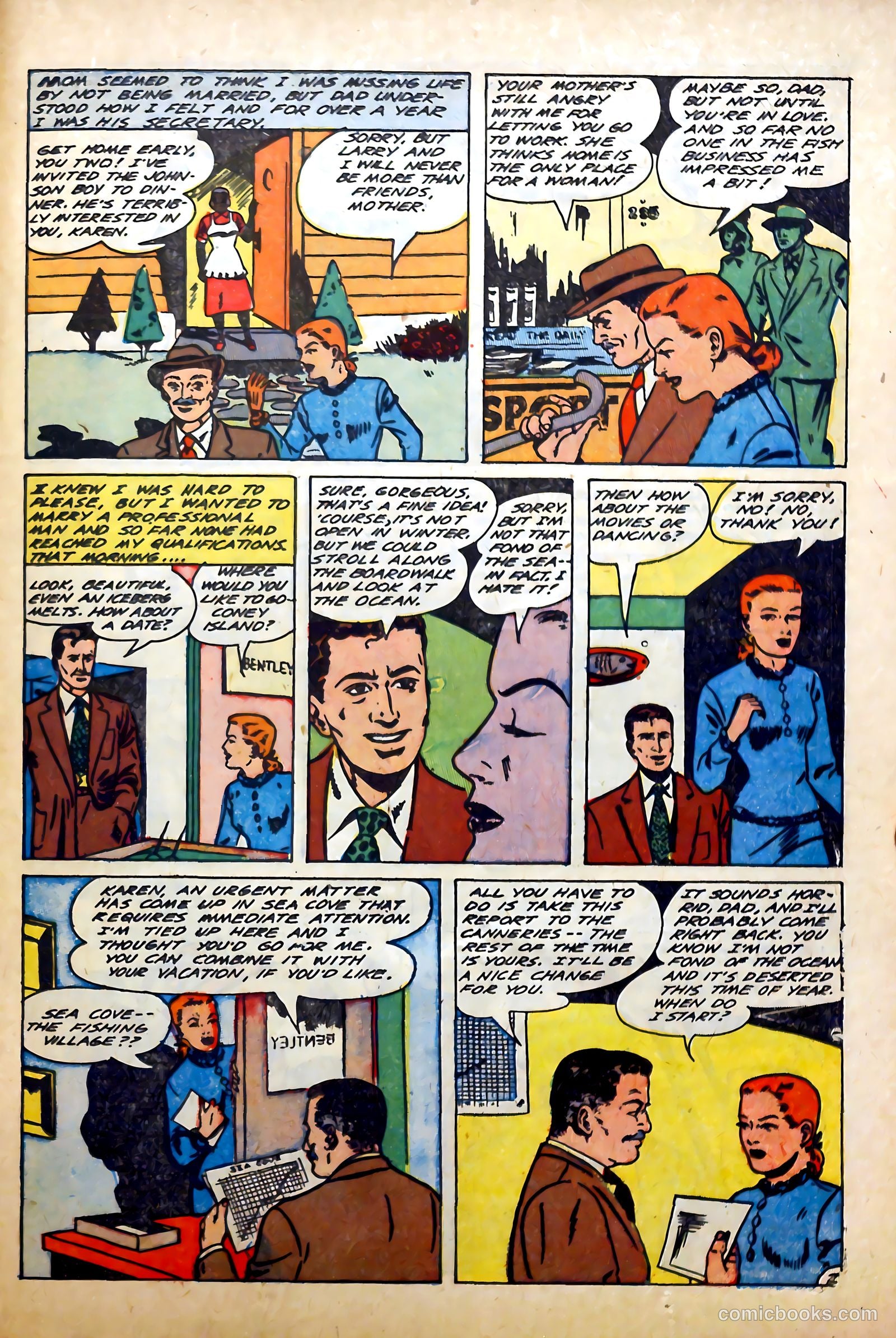 Popular Teen-Agers #21 (1954) — page 23 of 36