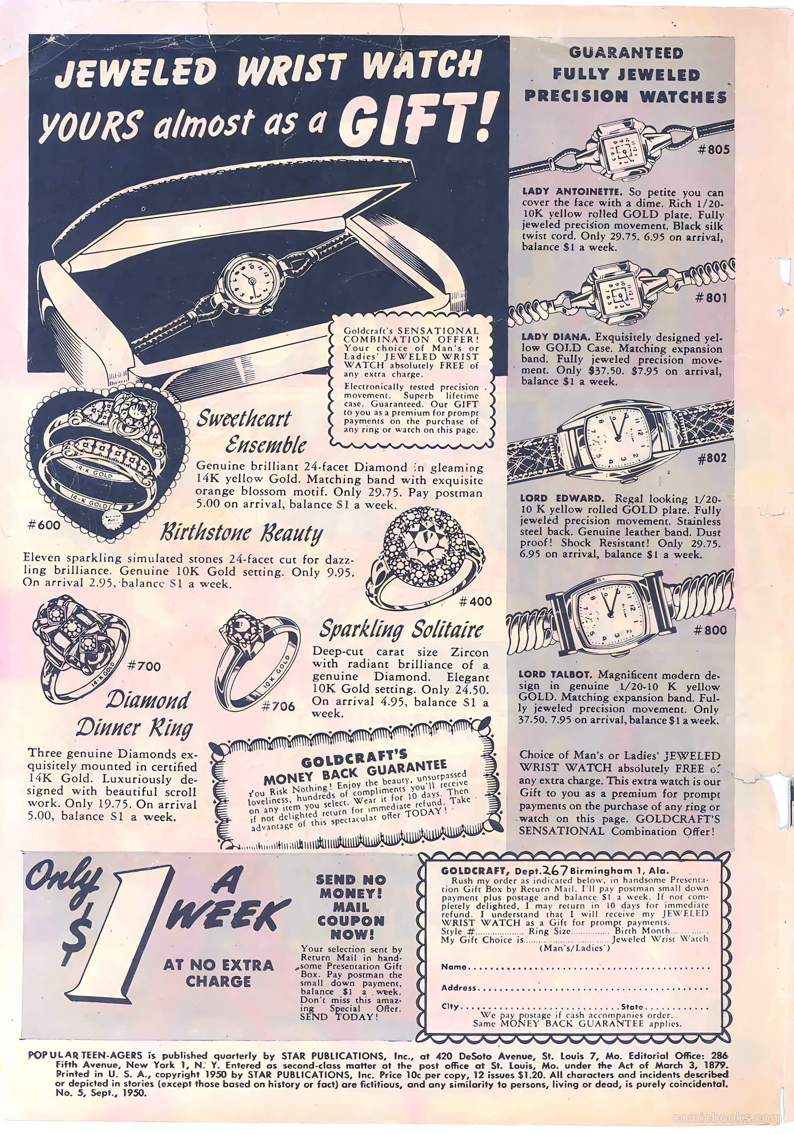 Popular Teen-Agers #5 (1950) — page 2 of 36