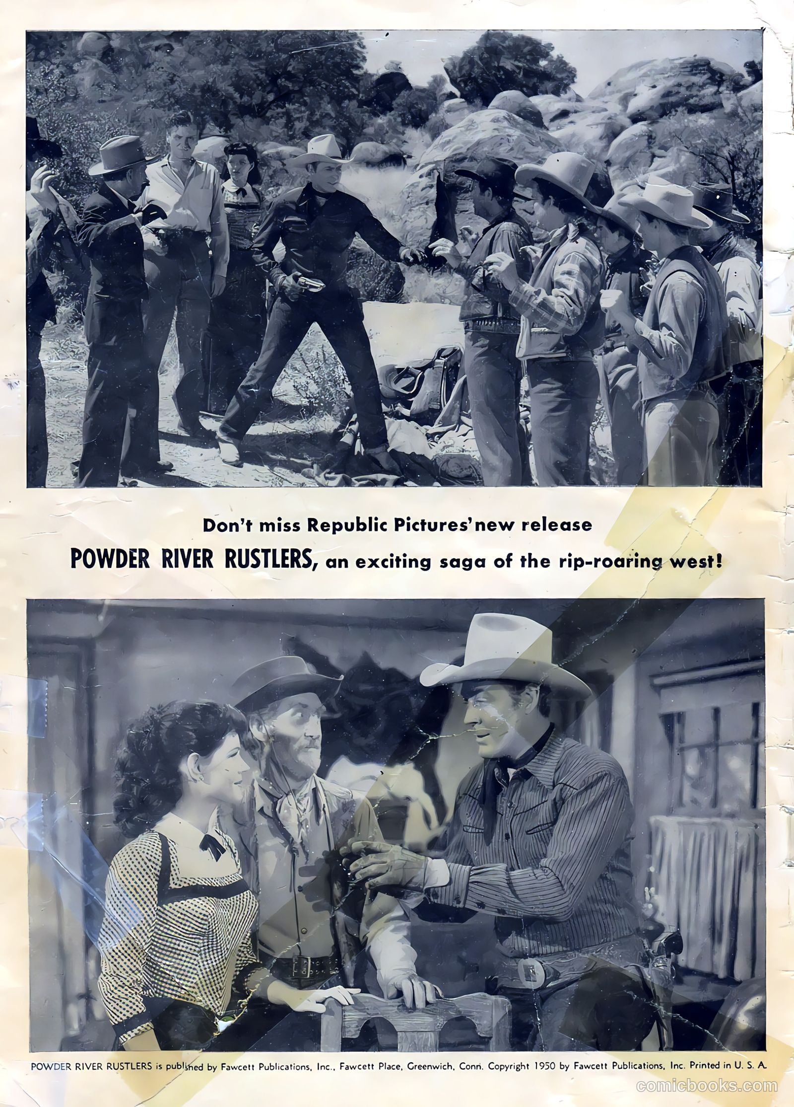 Powder River Rustlers #1 (1950) — page 2 of 35