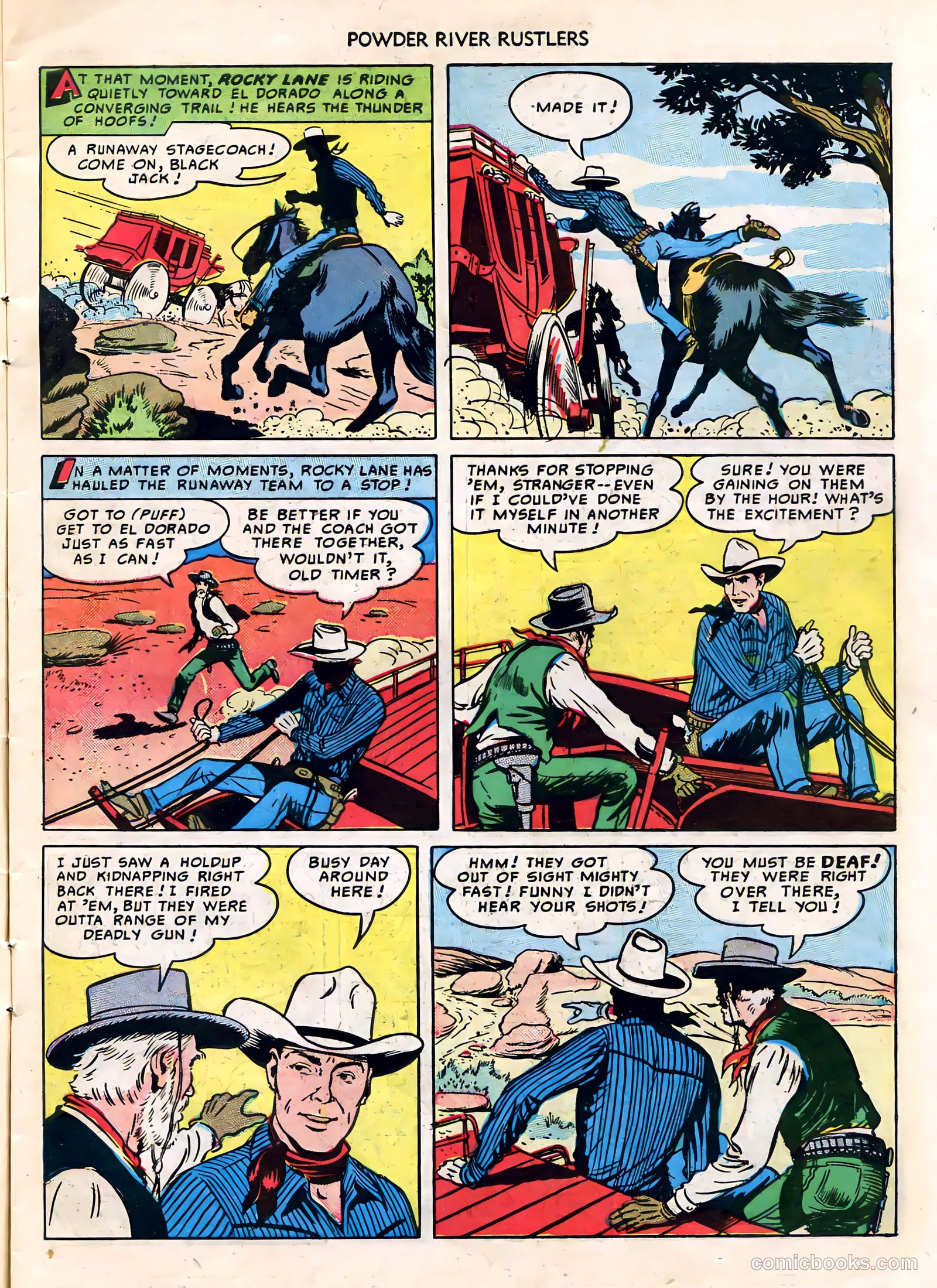 Powder River Rustlers #1 (1950) — page 7 of 35