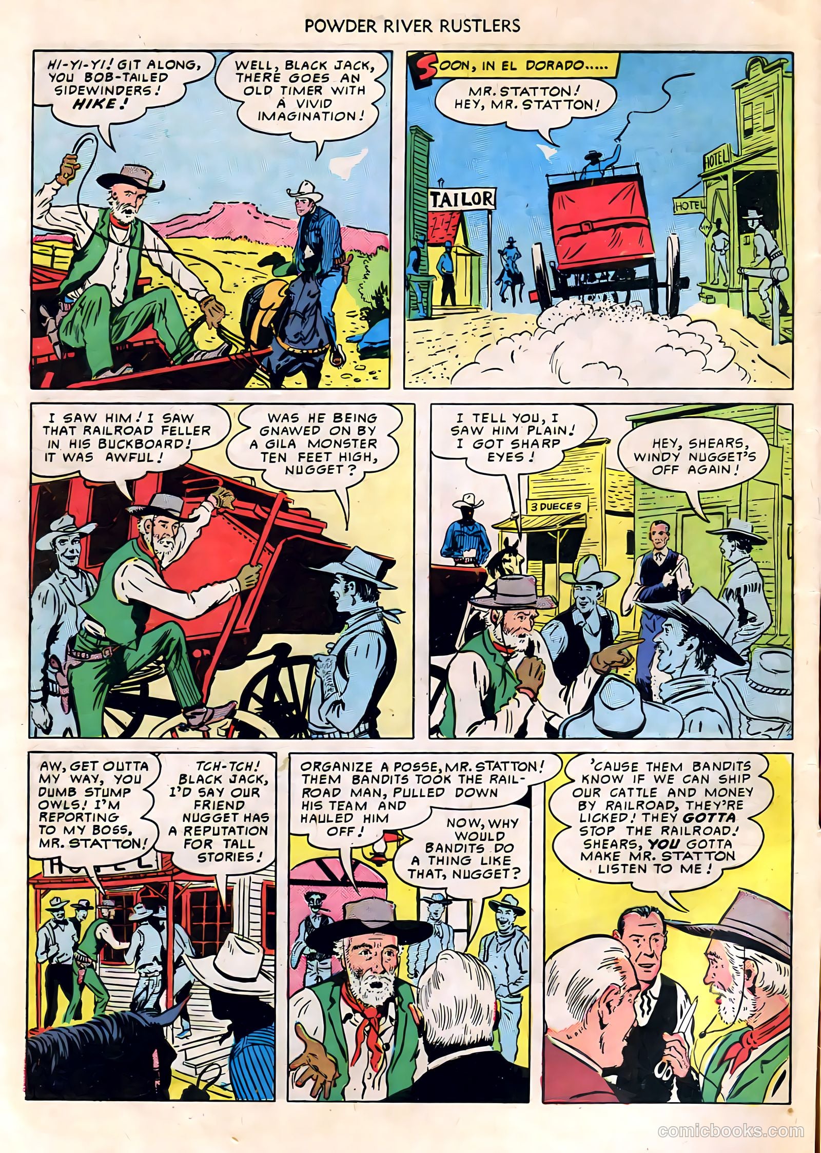 Powder River Rustlers #1 (1950) — page 8 of 35