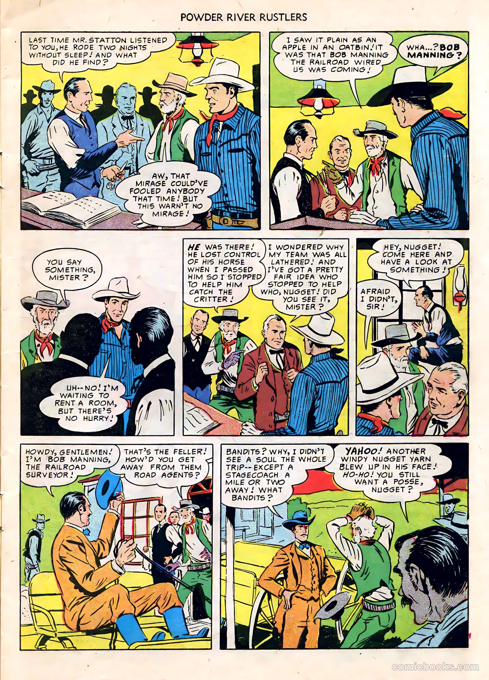 Powder River Rustlers #1 (1950) — page 9 of 35